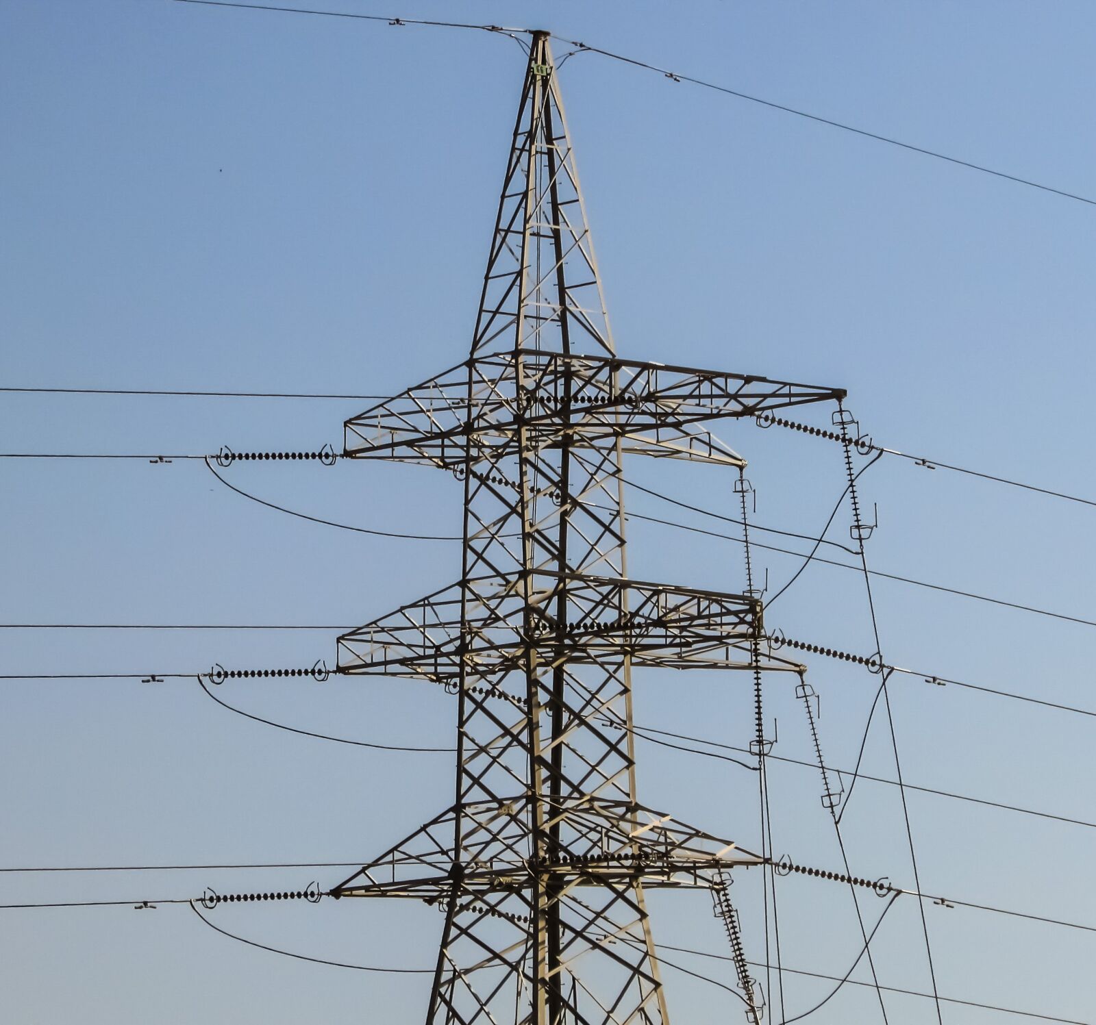 Canon PowerShot SX400 IS sample photo. High voltage, pylon, electricity photography