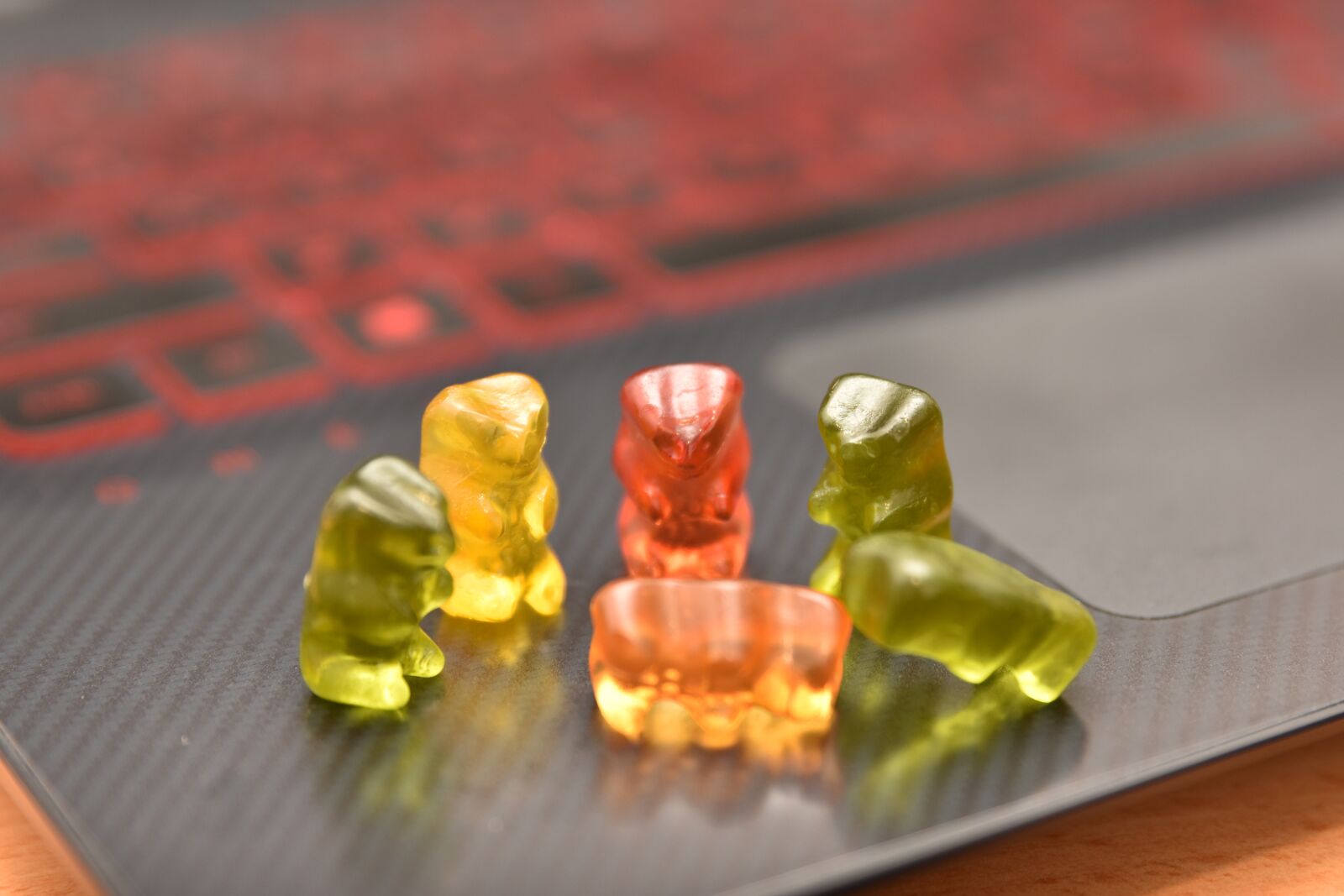 Nikon D7200 sample photo. Gummybear, lappy, candy photography