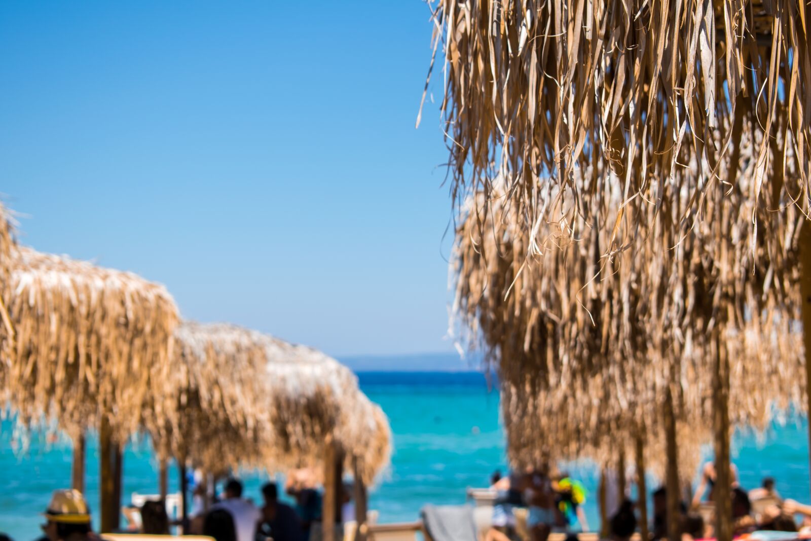 Nikon D3300 sample photo. Sea, beach, umbrellas photography