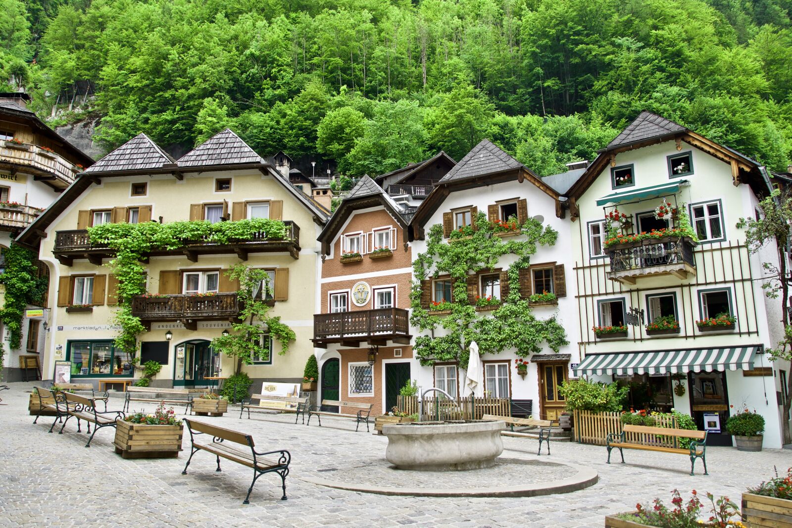 Sony a6500 sample photo. Hallstatt, austria, village photography