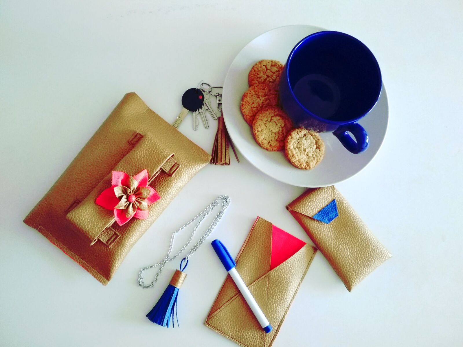 Xiaomi Redmi 4X sample photo. Cookies, accessories, cup photography