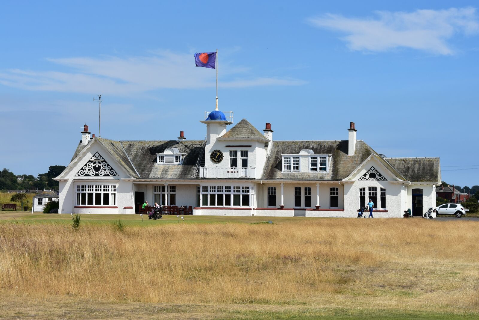 Nikon D7200 sample photo. Scotland, clubhouse, golf photography