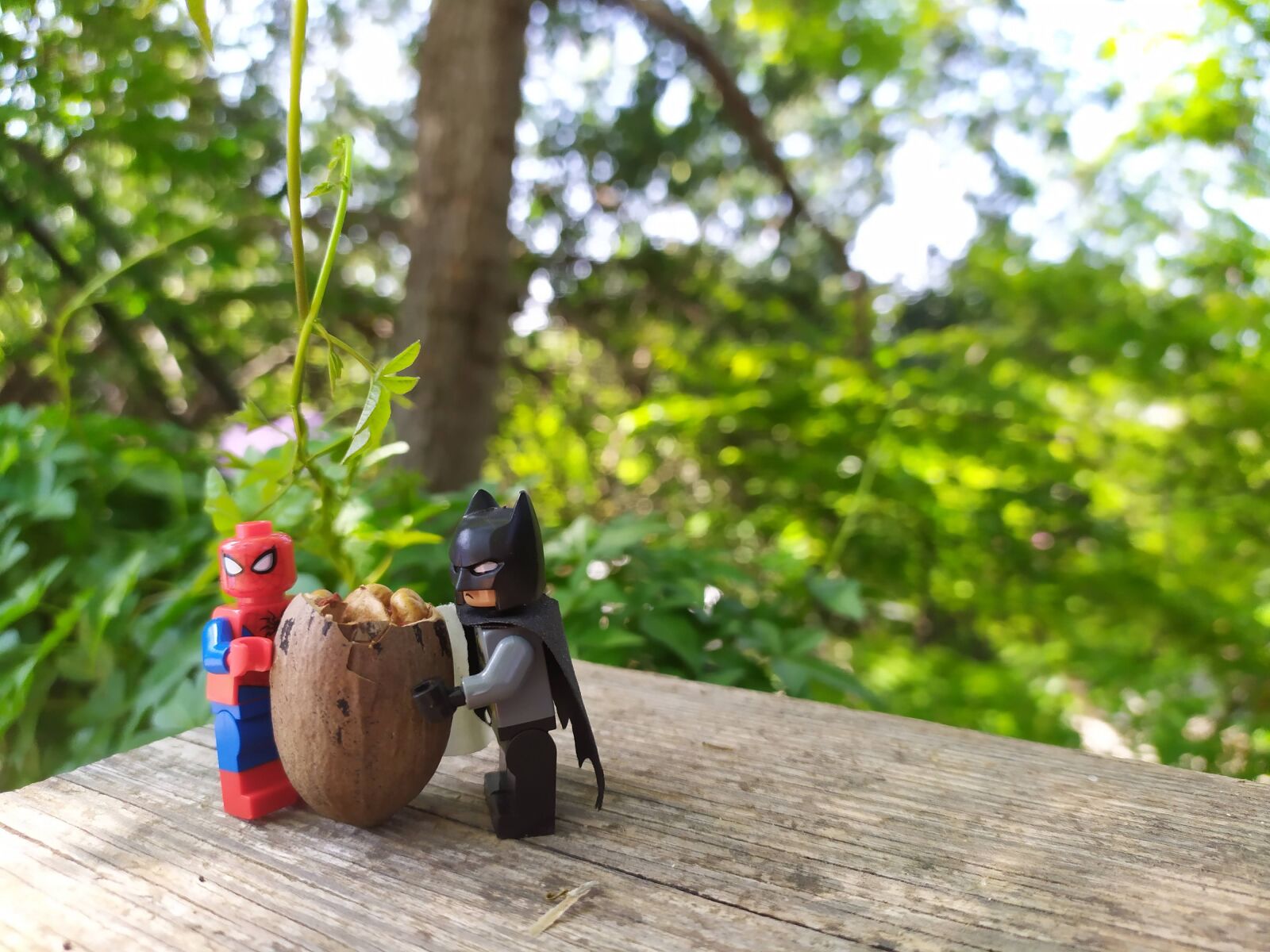Xiaomi Redmi Note 7 sample photo. Lego, batman, spiderman photography