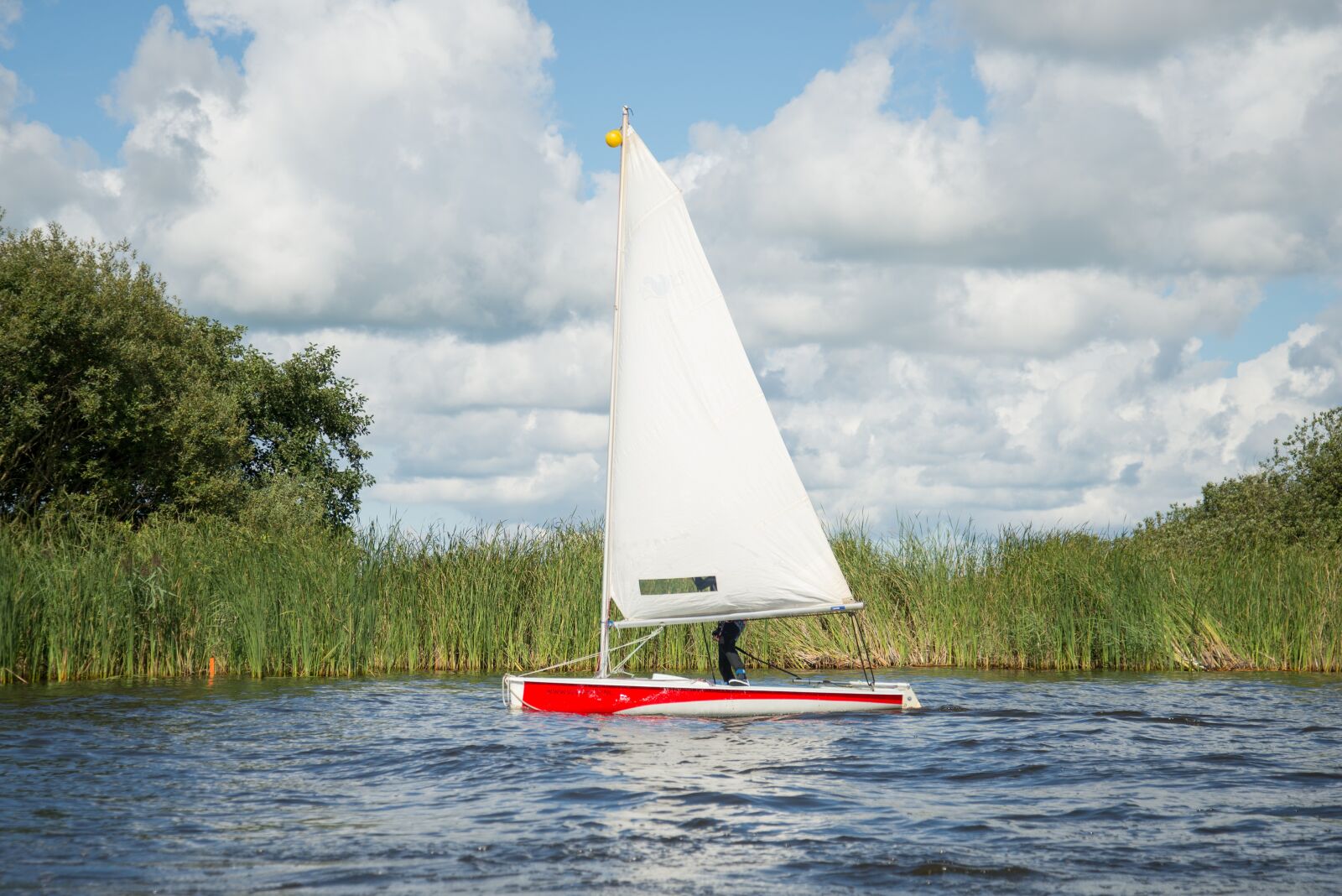 Nikon D600 sample photo. Sail, boat, lake photography