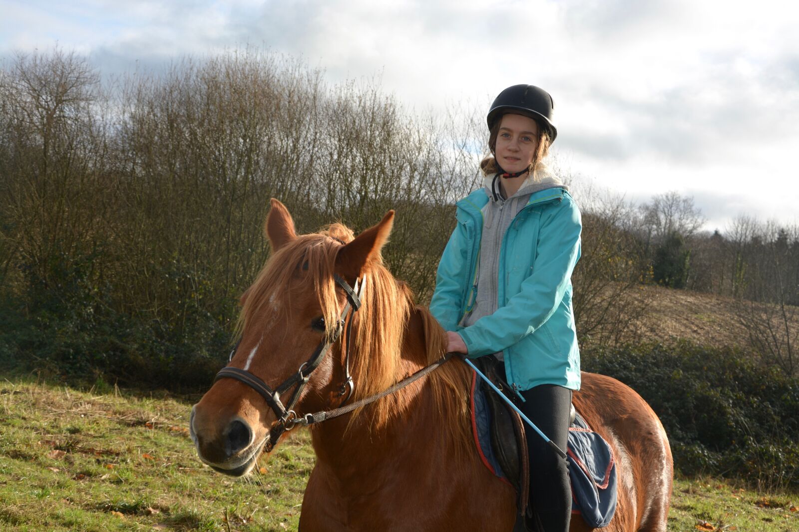 Nikon D5200 sample photo. Woman horse, cavaliere, horse photography