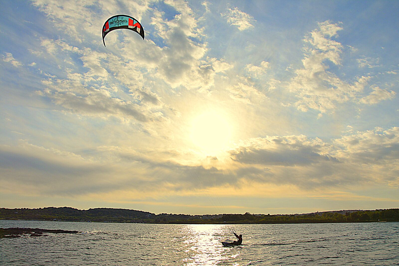 Nikon D5200 sample photo. Kite, sea, adriatic photography