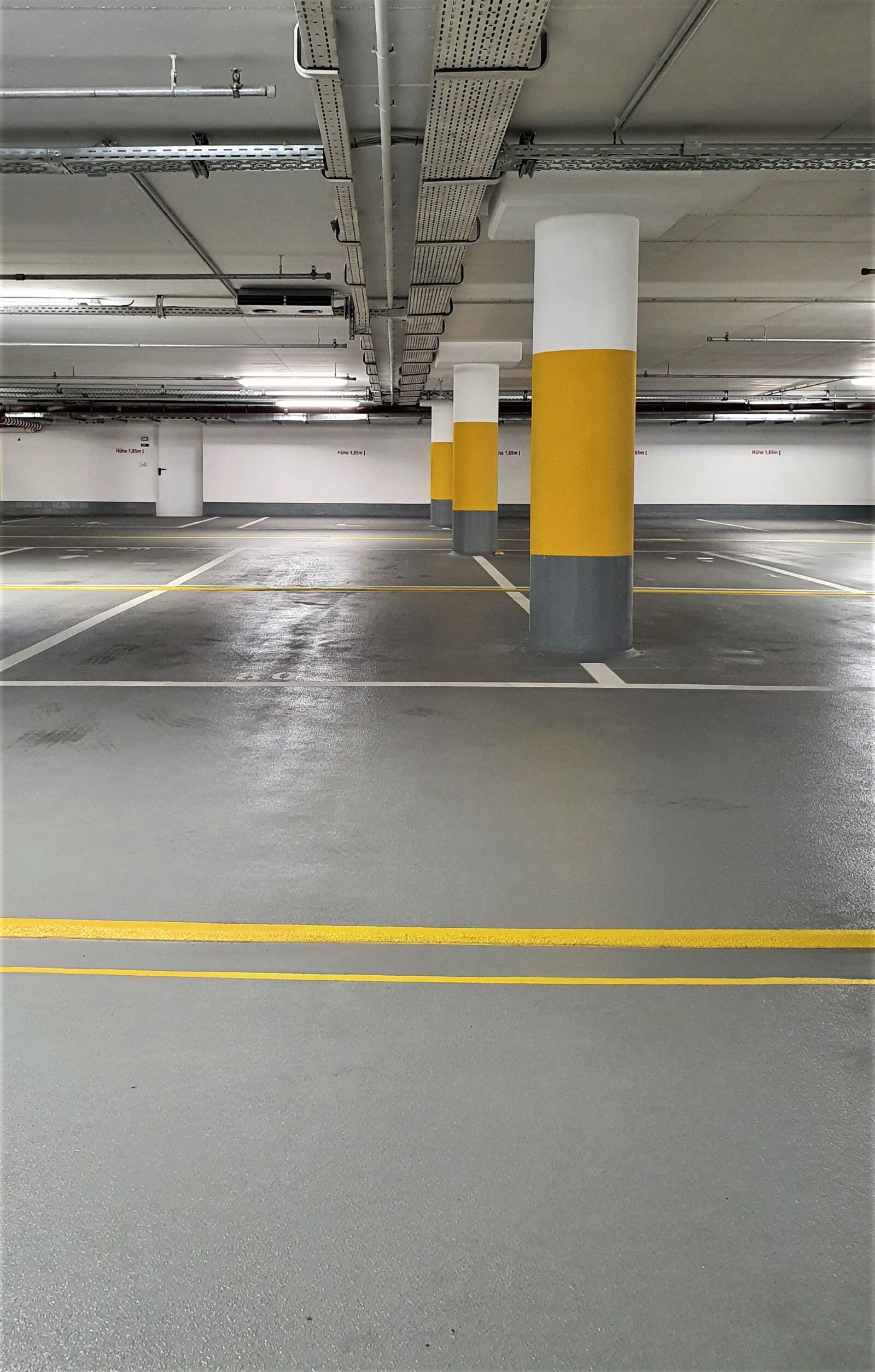 Samsung Galaxy S10+ sample photo. Multi storey car park photography