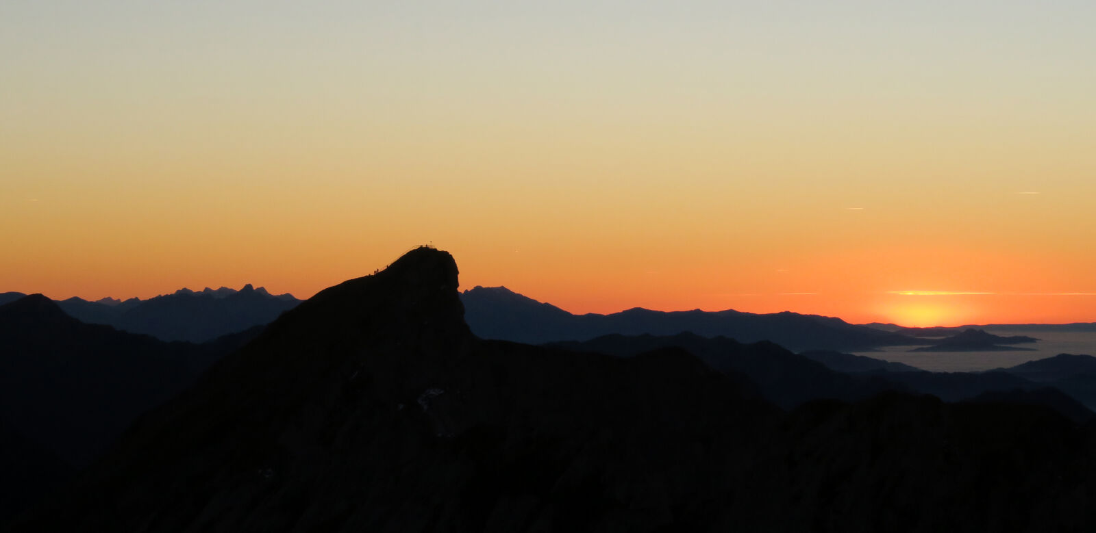 Canon PowerShot G7 X sample photo. Alps, landscape, mountains, sunset photography