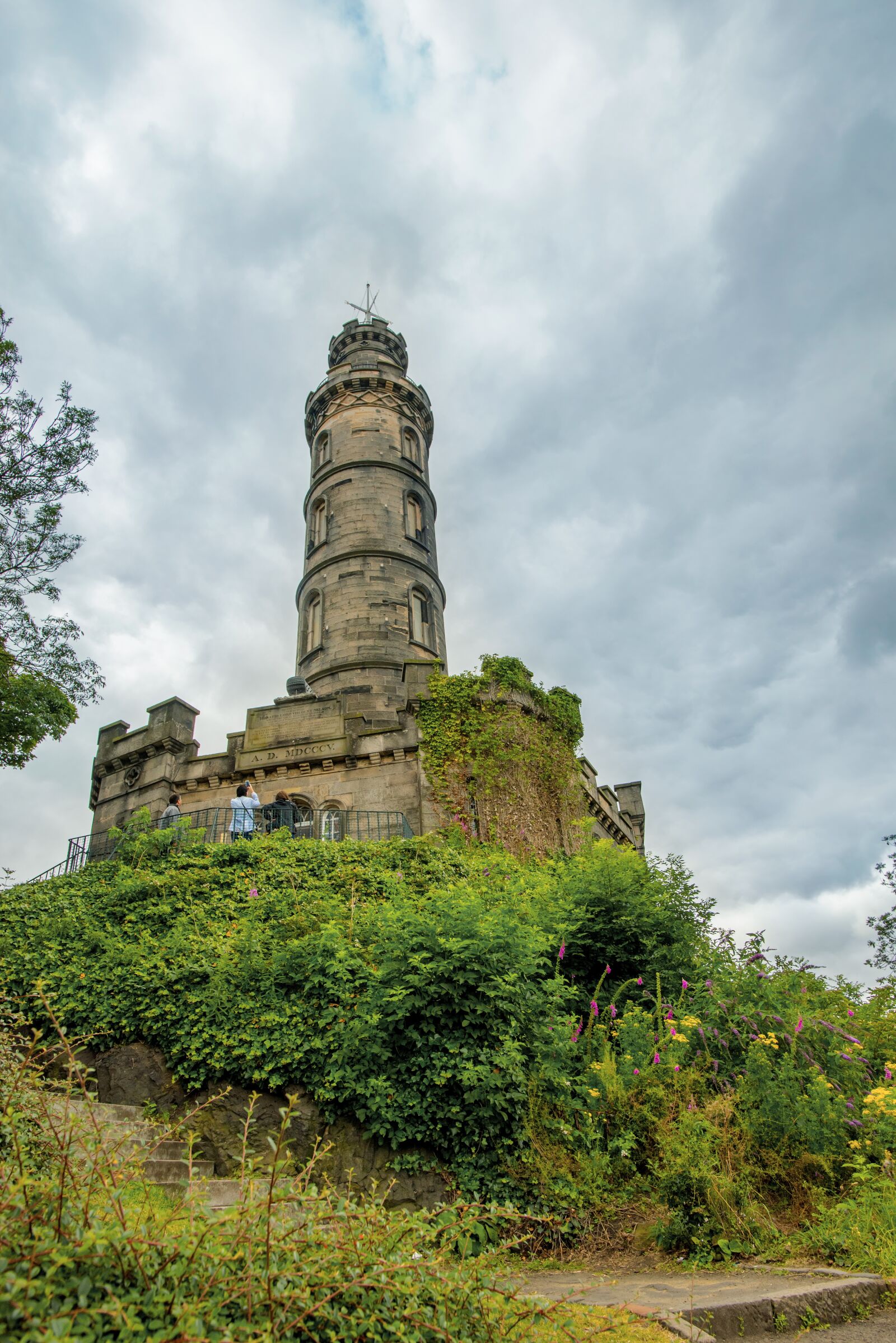 Nikon D750 sample photo. The nelson monument, edinburgh photography