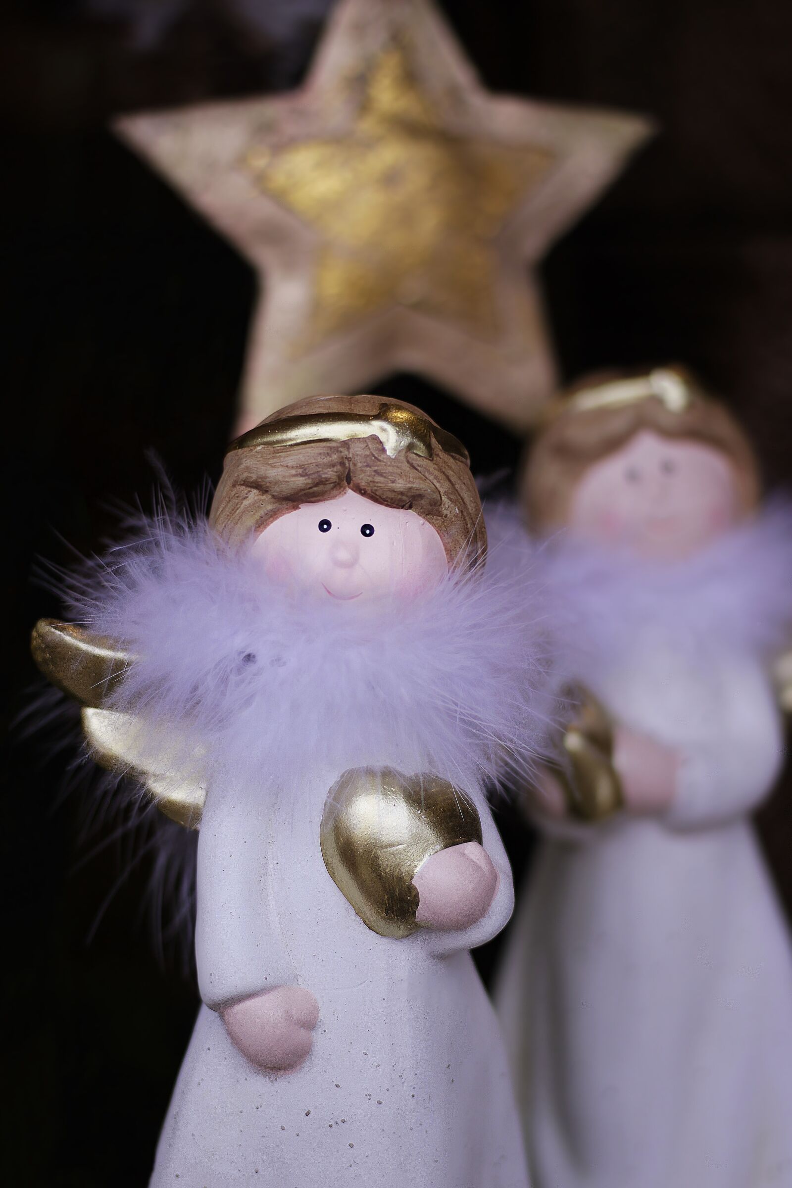 Canon EOS 100D (EOS Rebel SL1 / EOS Kiss X7) sample photo. Angel, figure, christmas photography