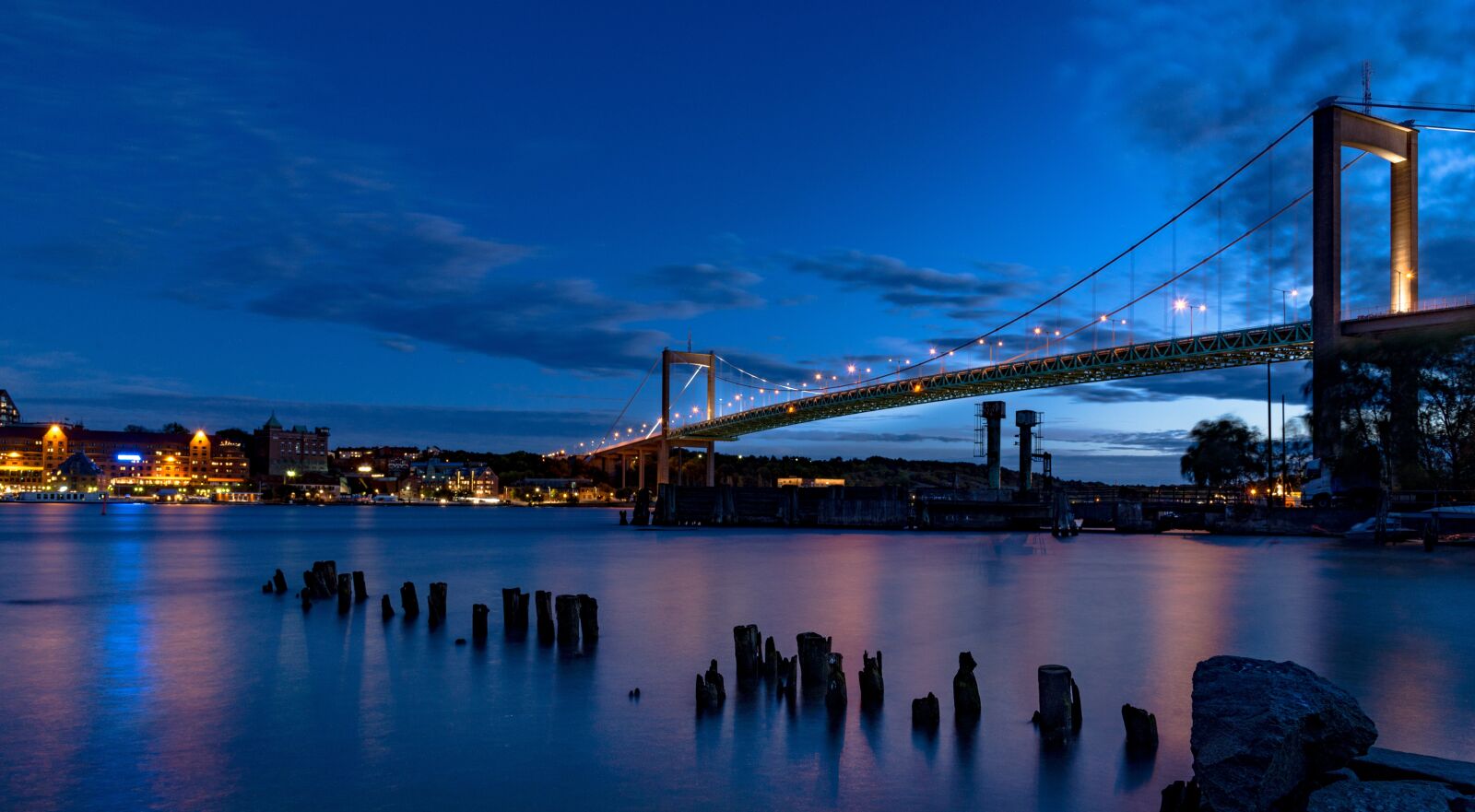 Nikon D610 sample photo. älvsborgsbron, gothenburg, sunset photography