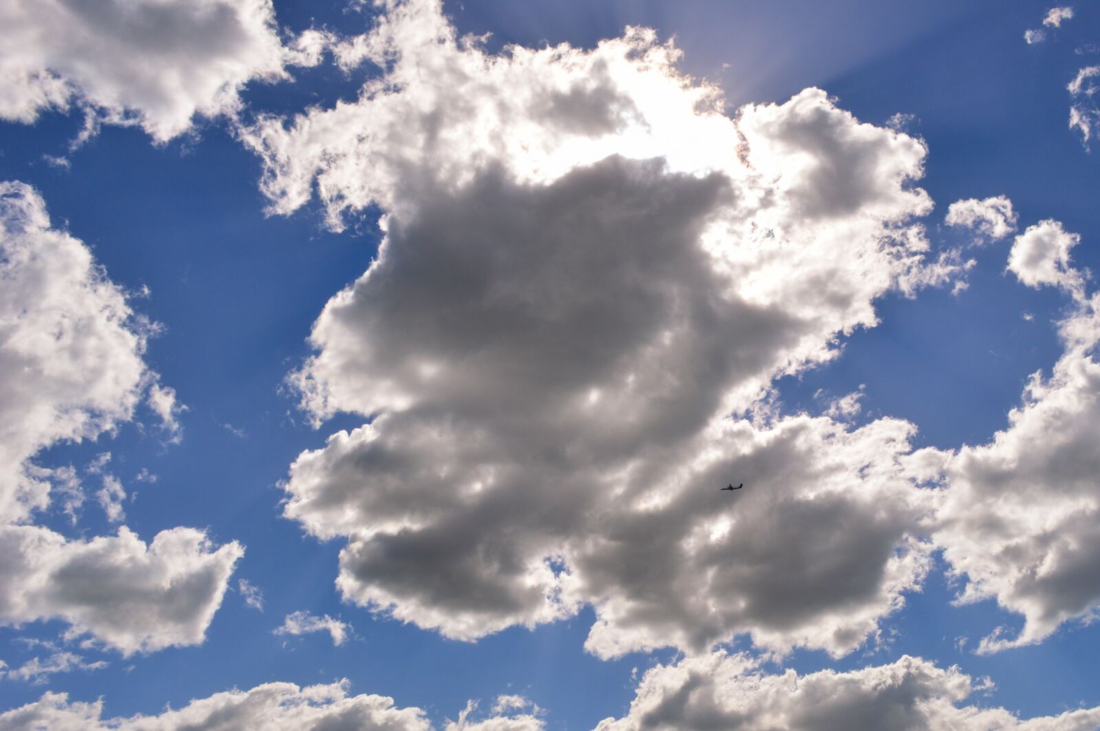 Nikon D3200 sample photo. Blue, clouds sky, blue photography