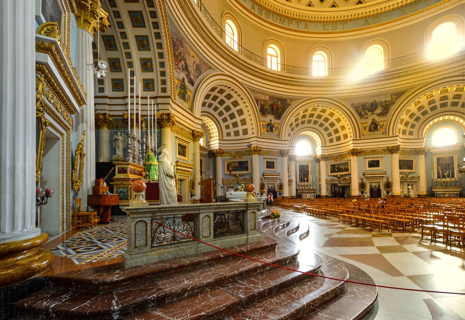Nikon D5200 sample photo. Malta, mosta, cathedral photography