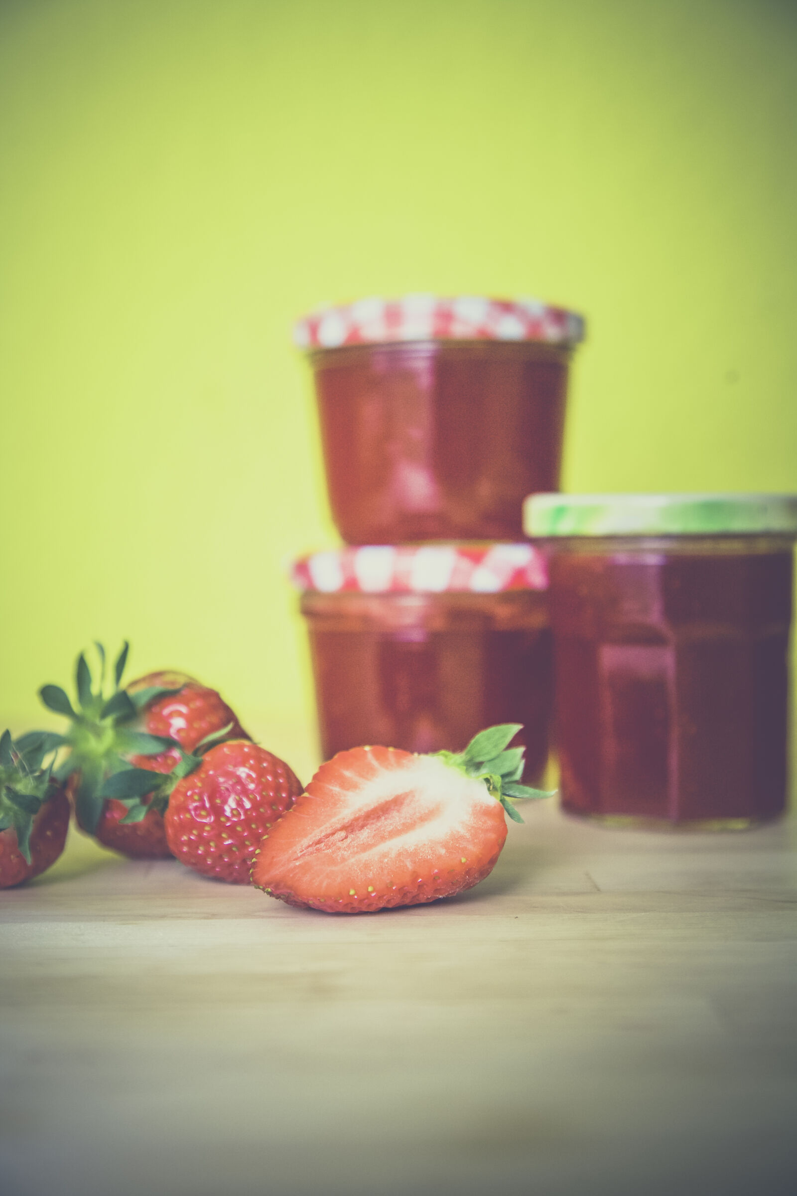Canon EOS 5D sample photo. Food, jam, strawberries, fruit photography