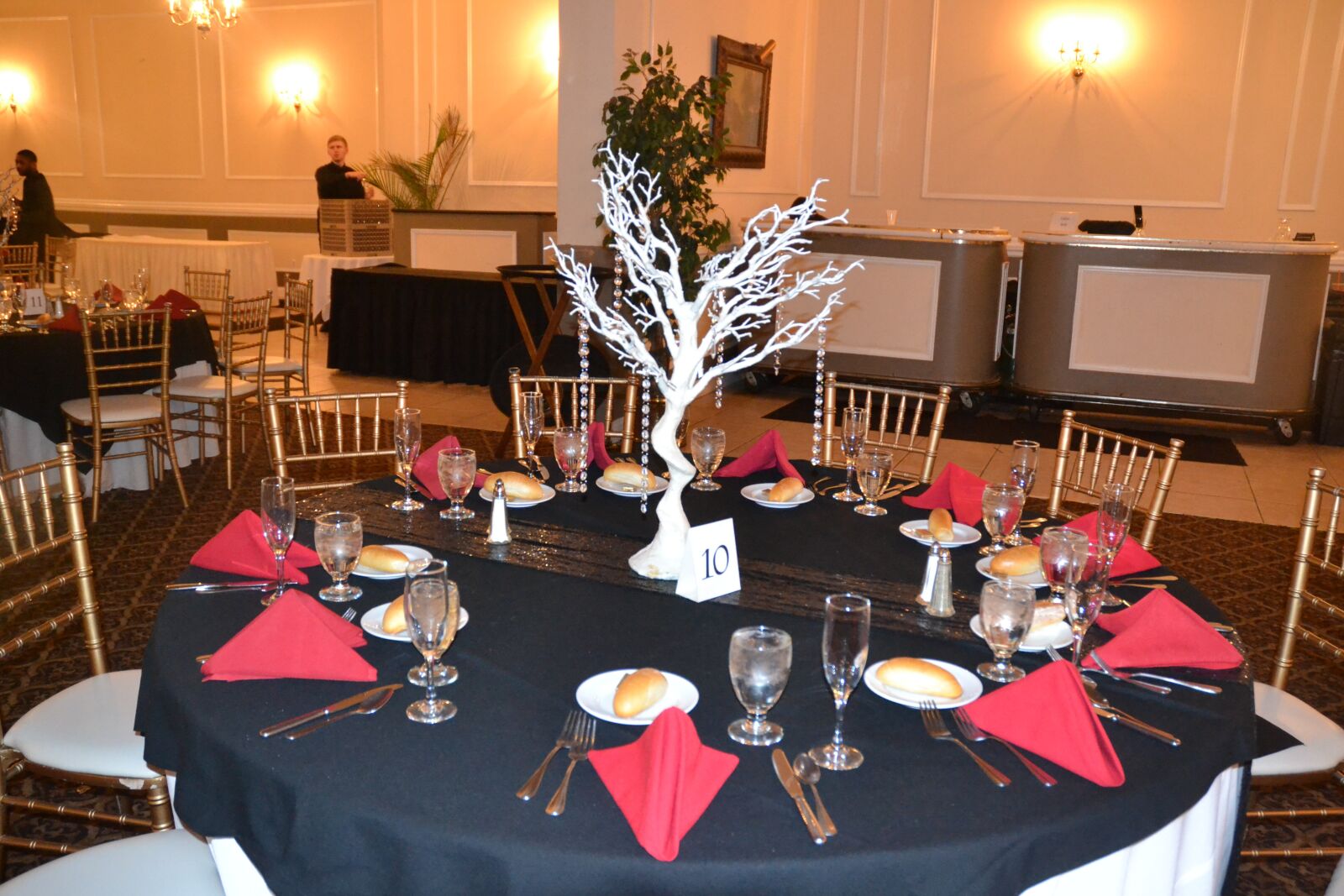 Nikon D3100 sample photo. Center piece, table setting photography