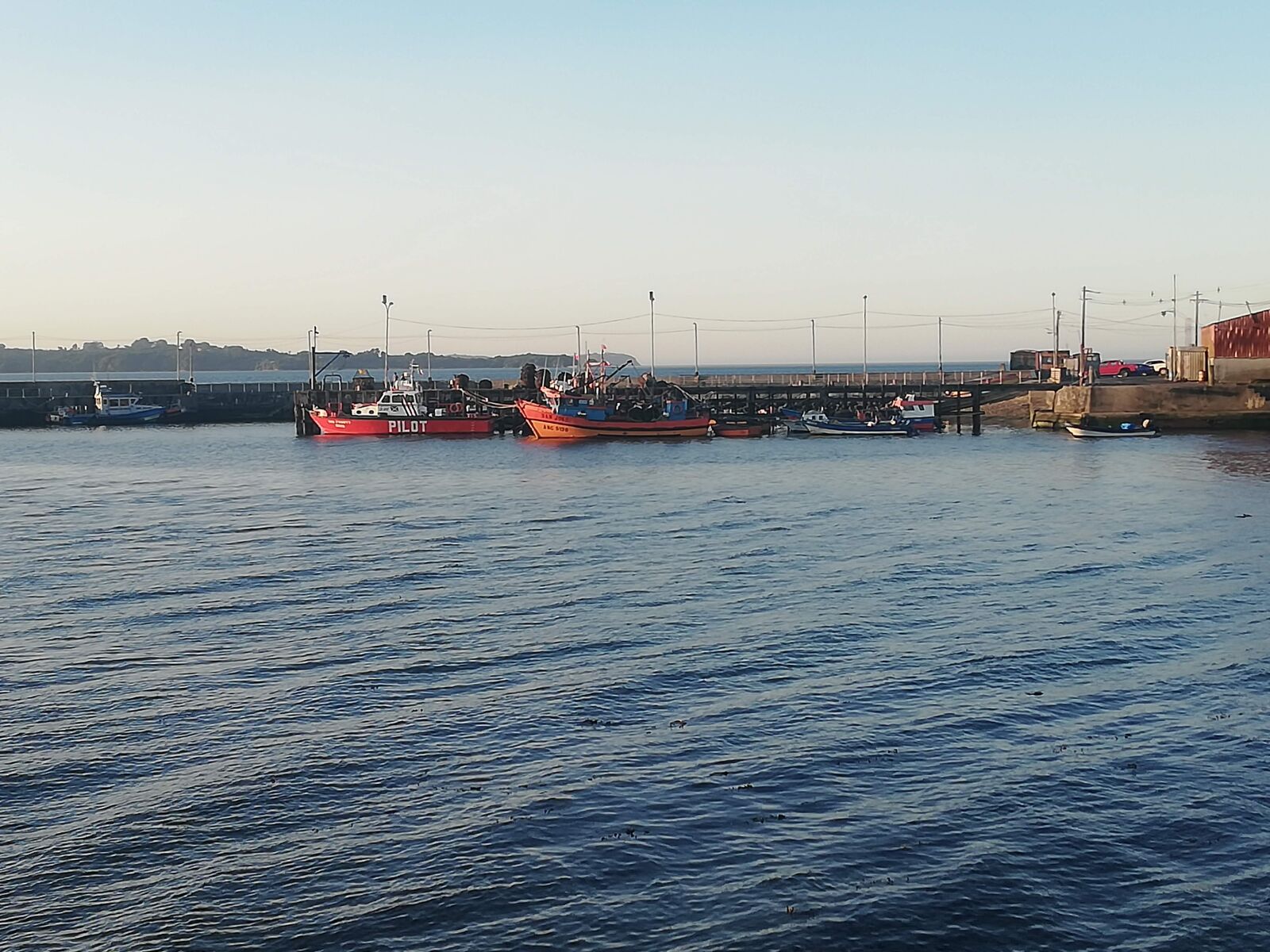 HUAWEI Mate 10 Lite sample photo. Ancud, sea, boats photography