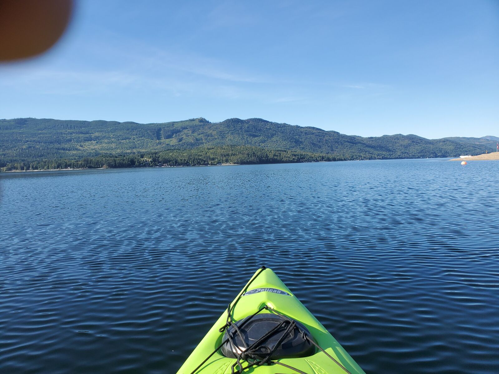 Samsung Galaxy S10+ sample photo. Kayak, alone, shuswap lake photography
