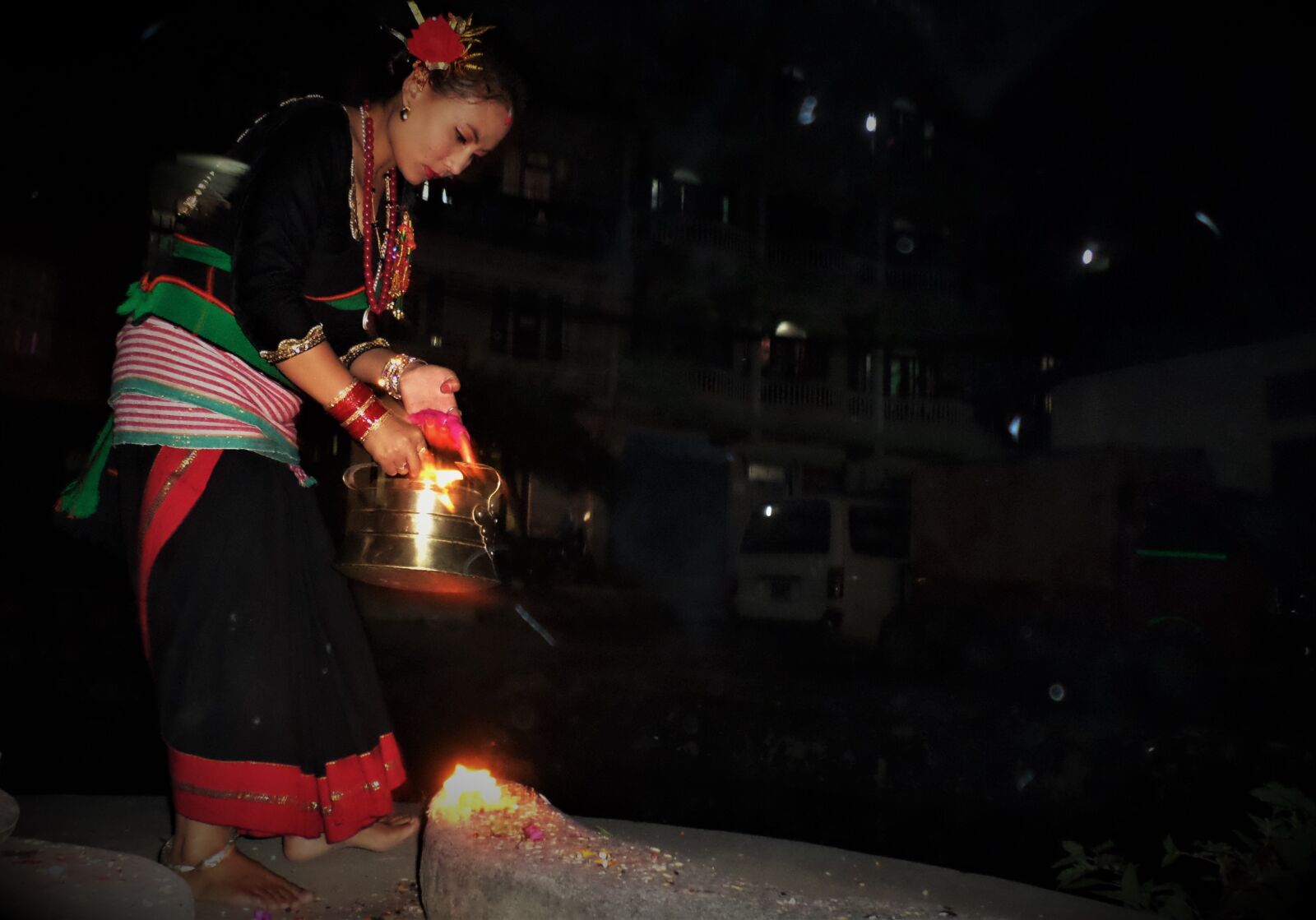 Samsung DV150F/DV151F/DV155F sample photo. 12, baje, newari, movie photography