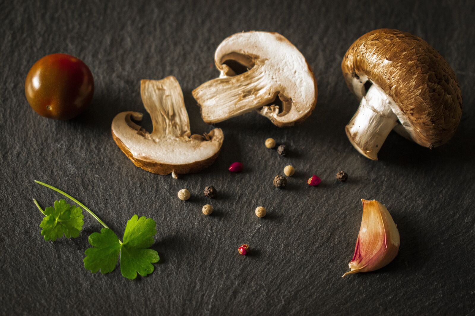 Nikon D5300 sample photo. Mushroom, vegetables, food photography