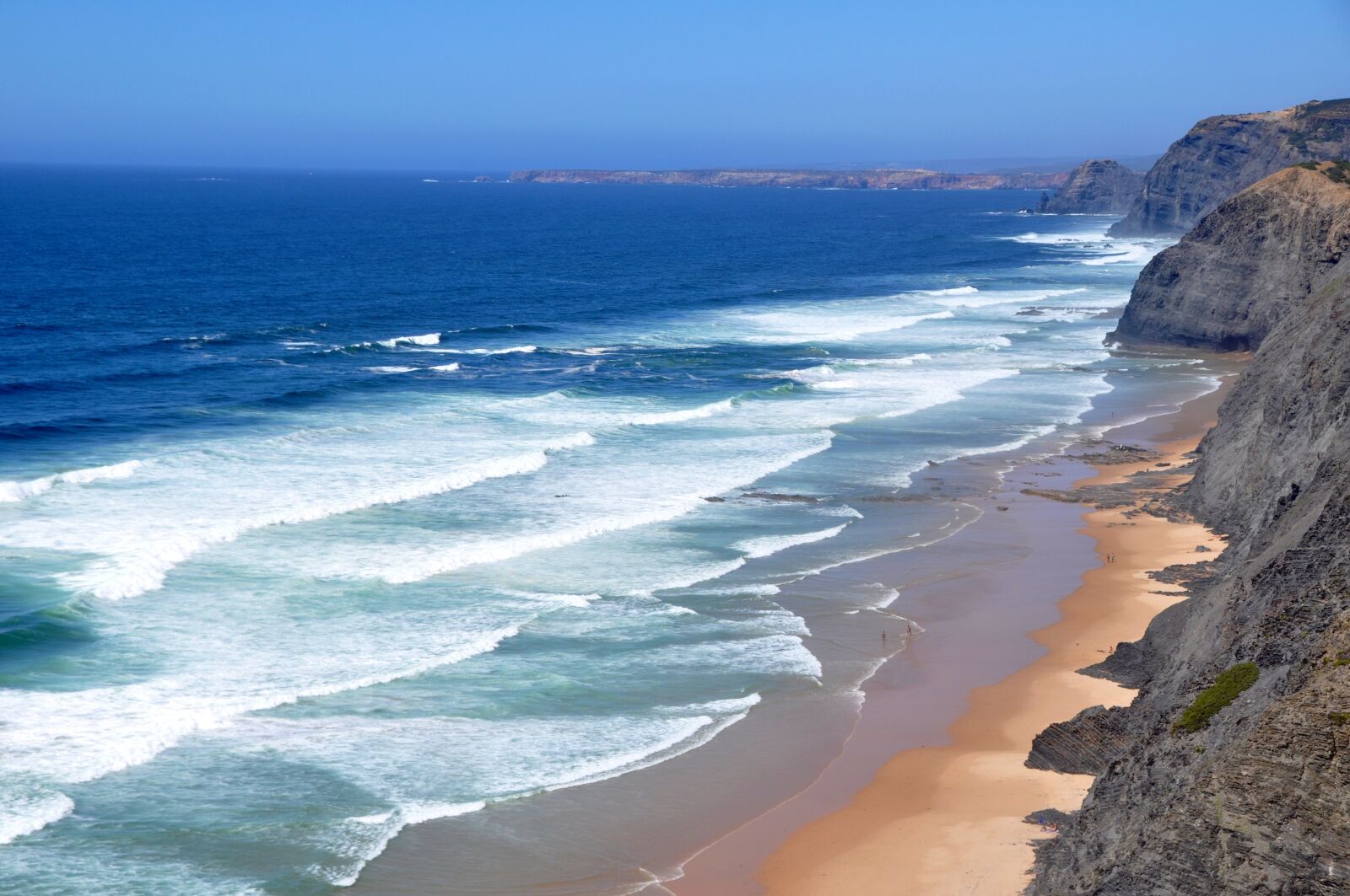 Nikon D90 sample photo. Beach, west coast algarve photography