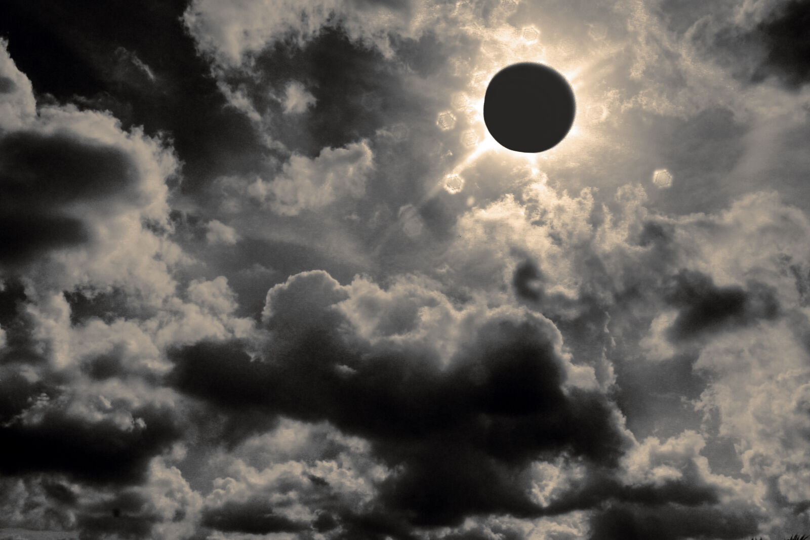 Canon EOS 600D (Rebel EOS T3i / EOS Kiss X5) sample photo. Dark, eclipse, dark, sky photography