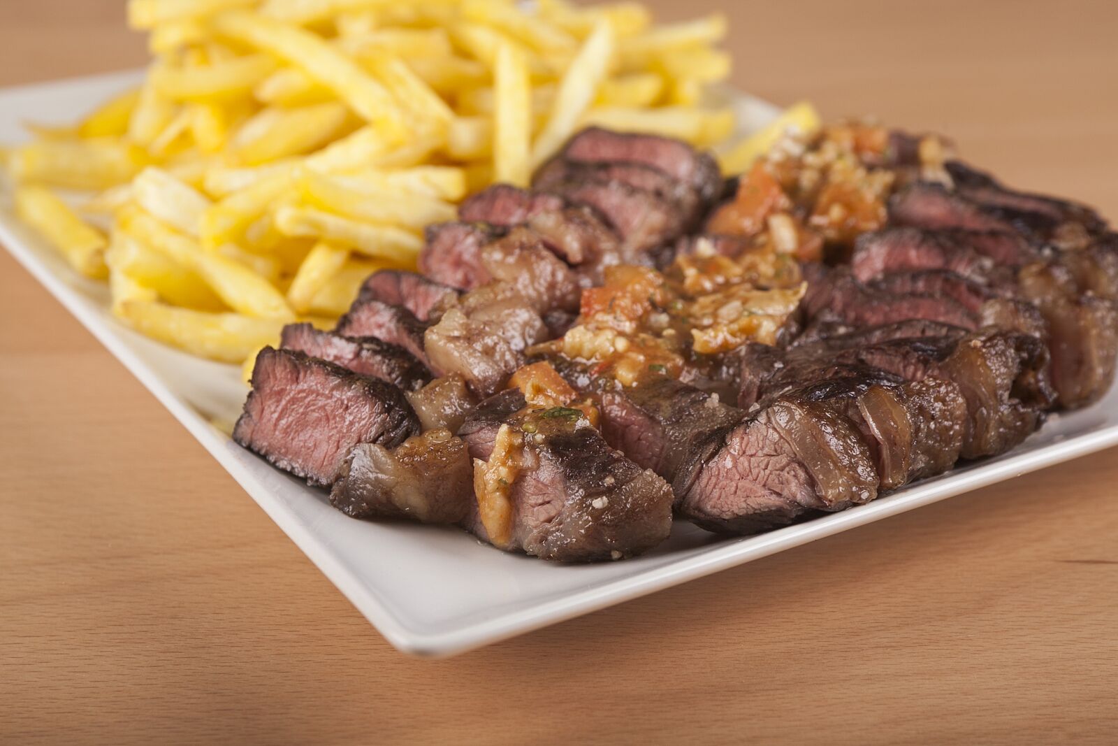 Canon EOS 5D Mark II sample photo. Meat, wine, dinner photography