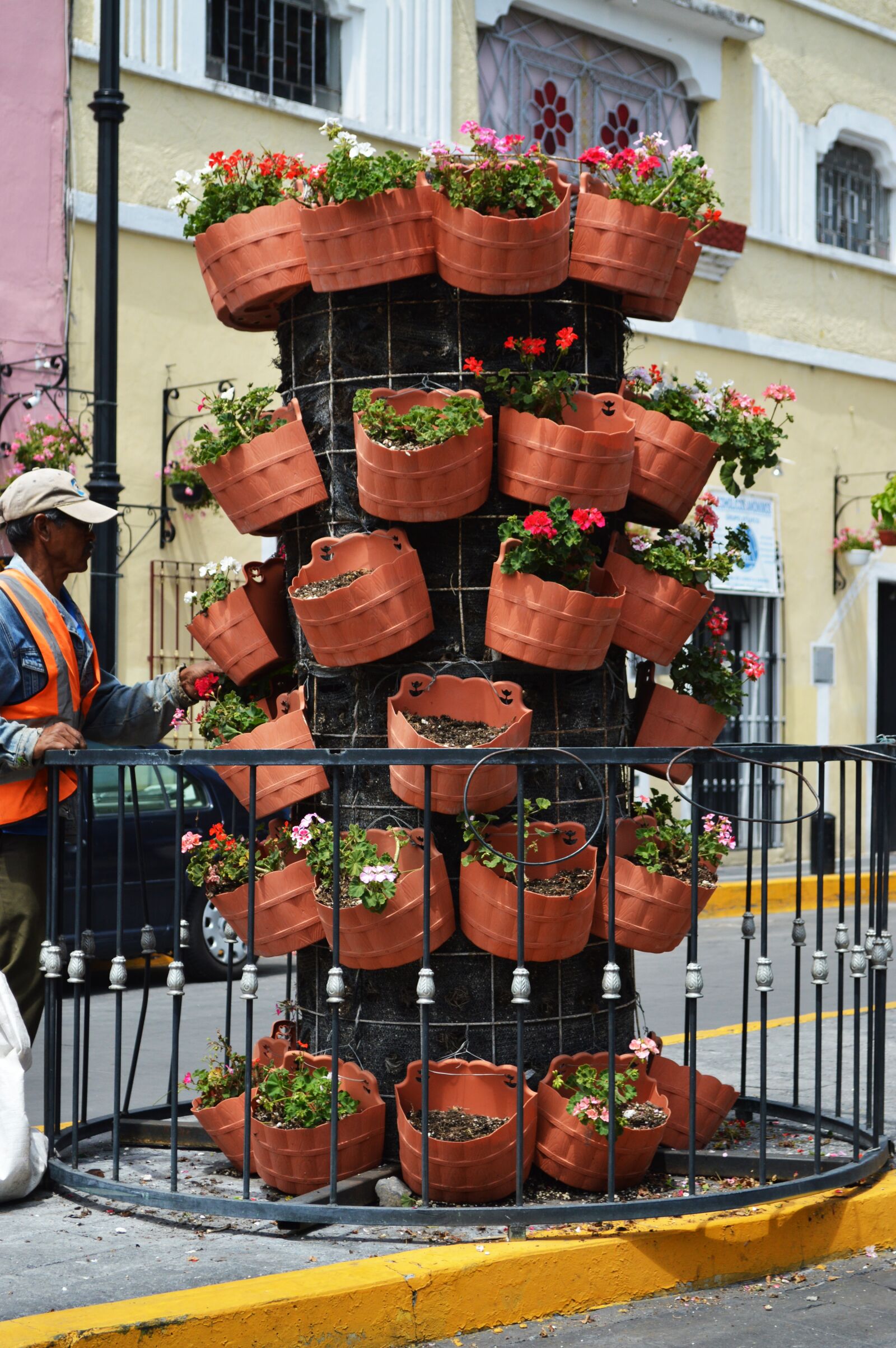 Nikon D3200 sample photo. Flowers, pots, peoples photography