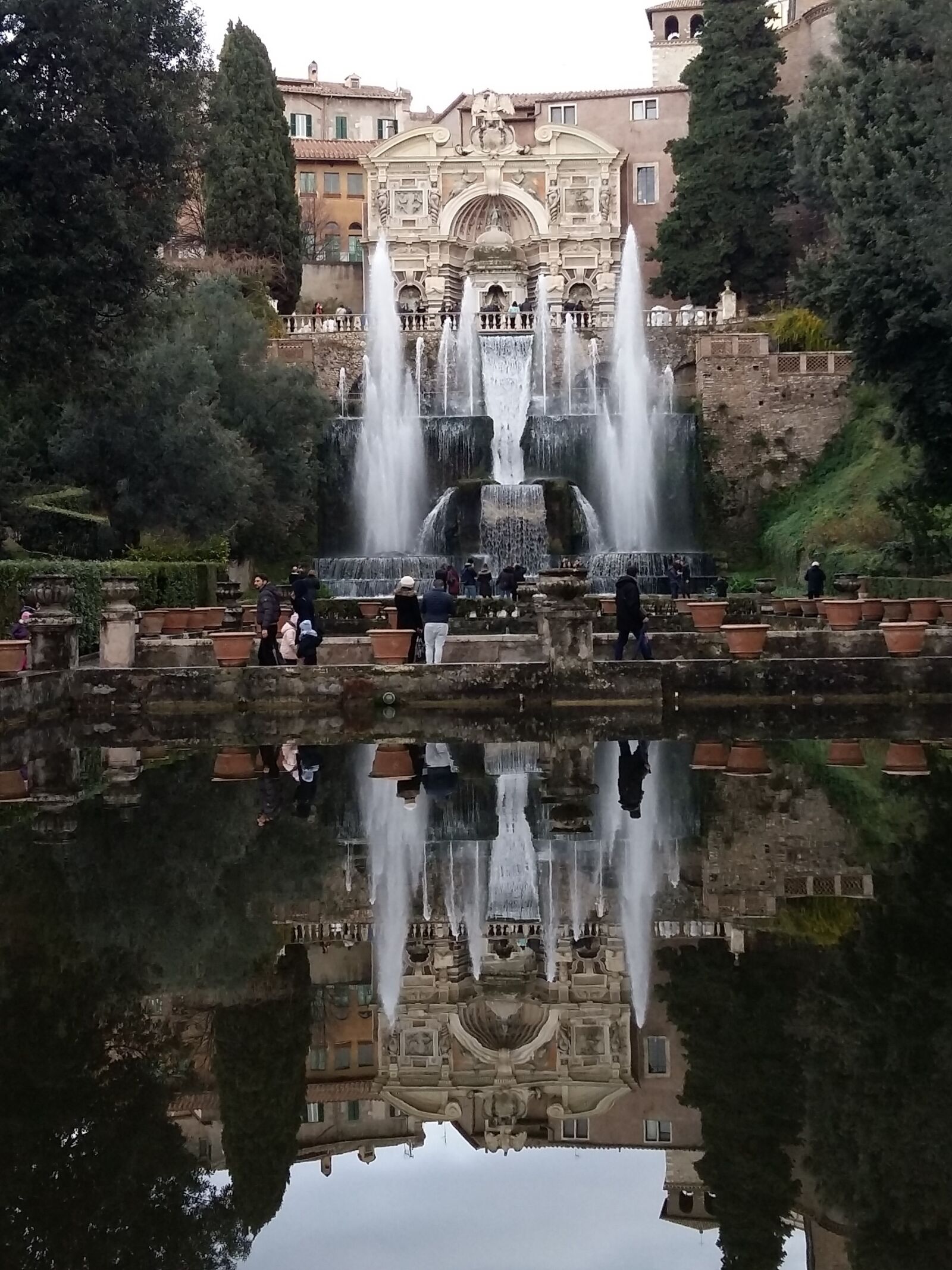 Samsung Galaxy A5 sample photo. Fountain, tivoli, rome photography