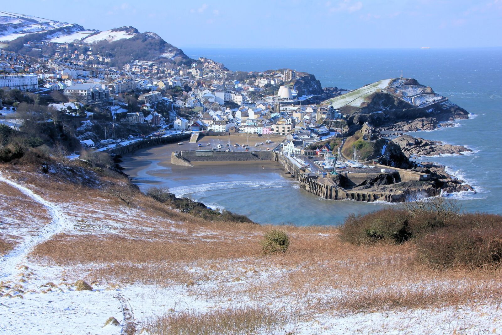 Canon EOS 550D (EOS Rebel T2i / EOS Kiss X4) sample photo. Ilfracombe, devon, snow photography