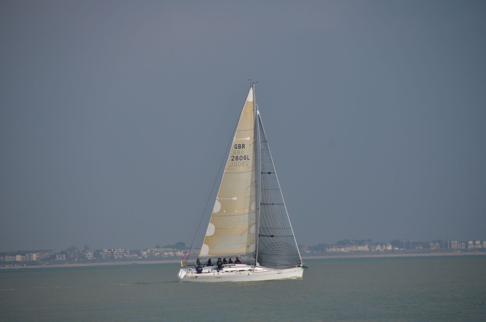 Nikon D7000 sample photo. Sail boat, solent, uk photography