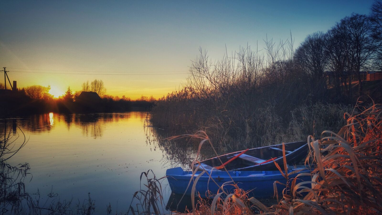 Samsung Galaxy S5 sample photo. Sky, evening, reflection photography
