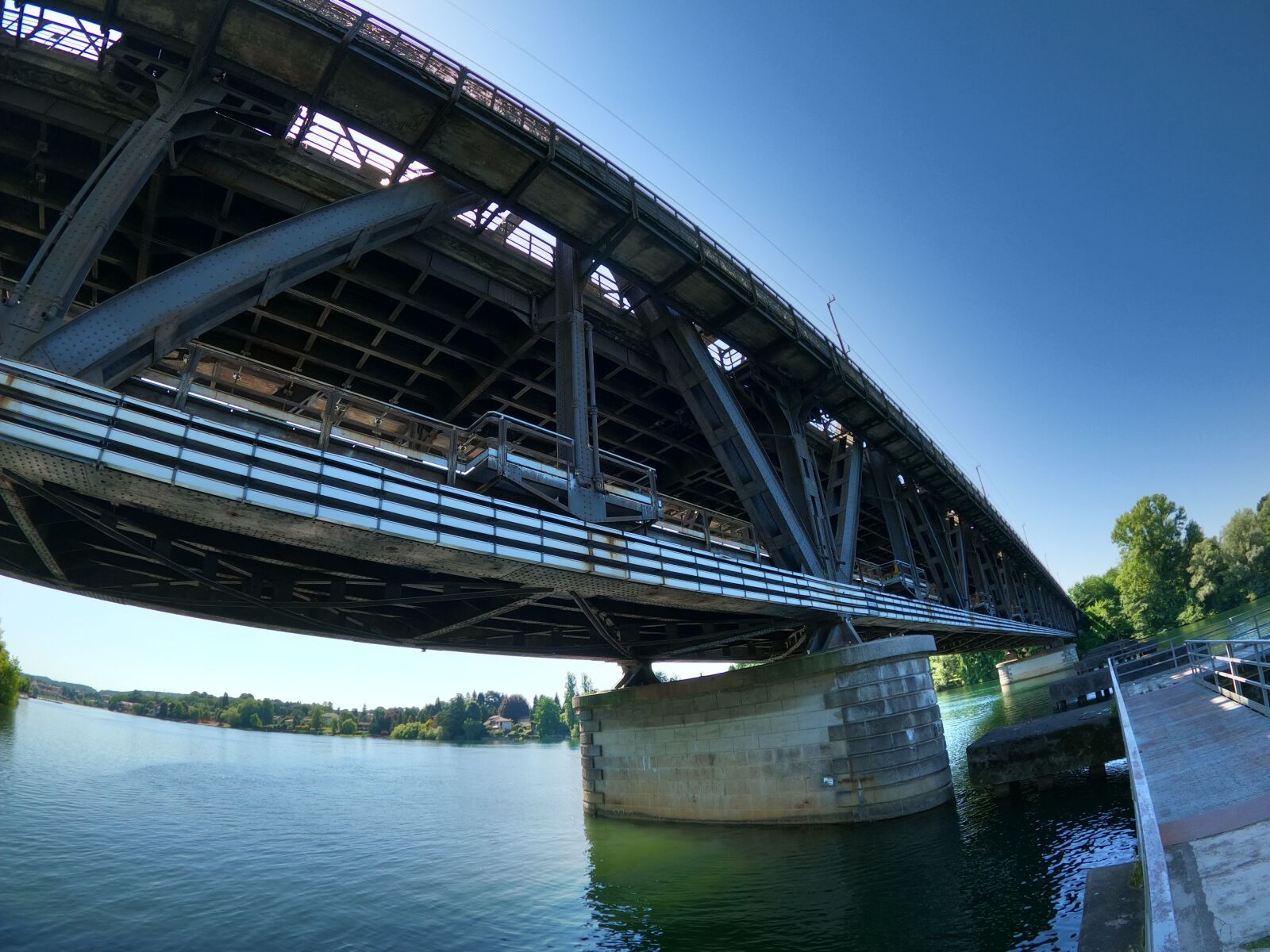 GoPro Hero8 Black sample photo. Bridge, water, river photography