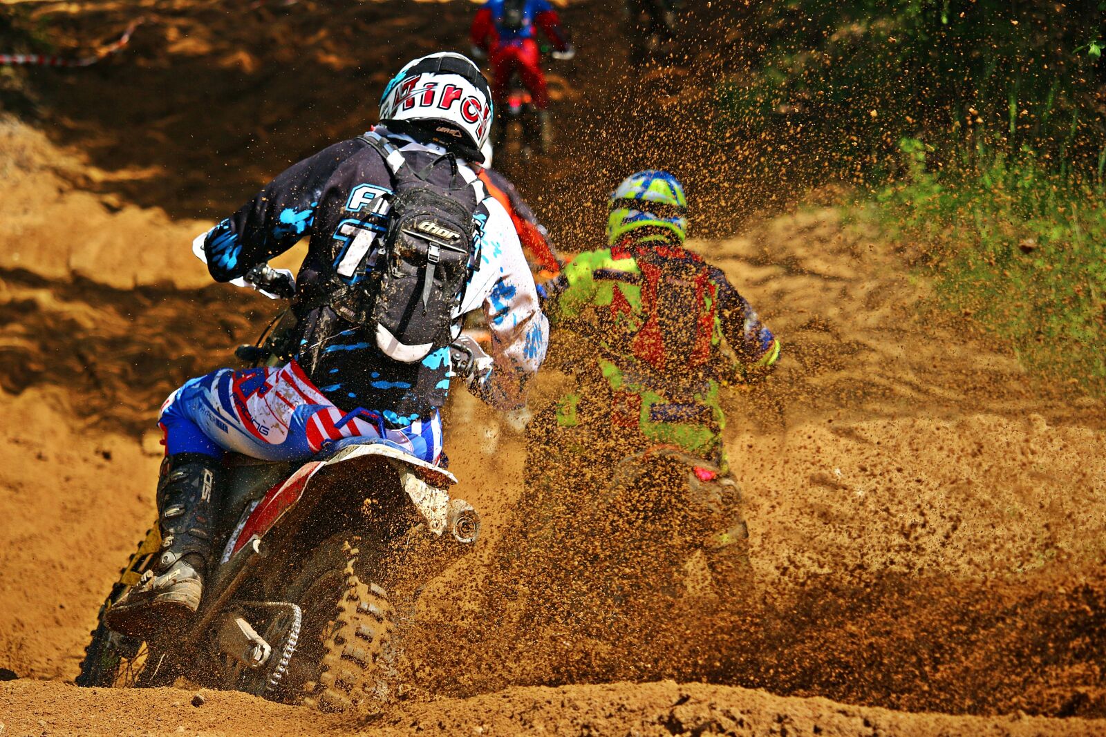 Canon EOS 100D (EOS Rebel SL1 / EOS Kiss X7) sample photo. Motocross, enduro, sand photography