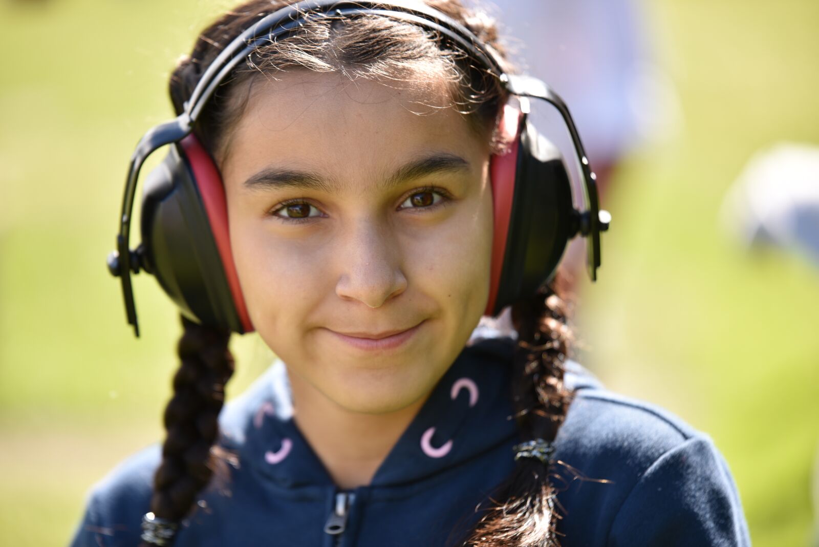 Nikon D810 sample photo. Girl, braids, happy photography