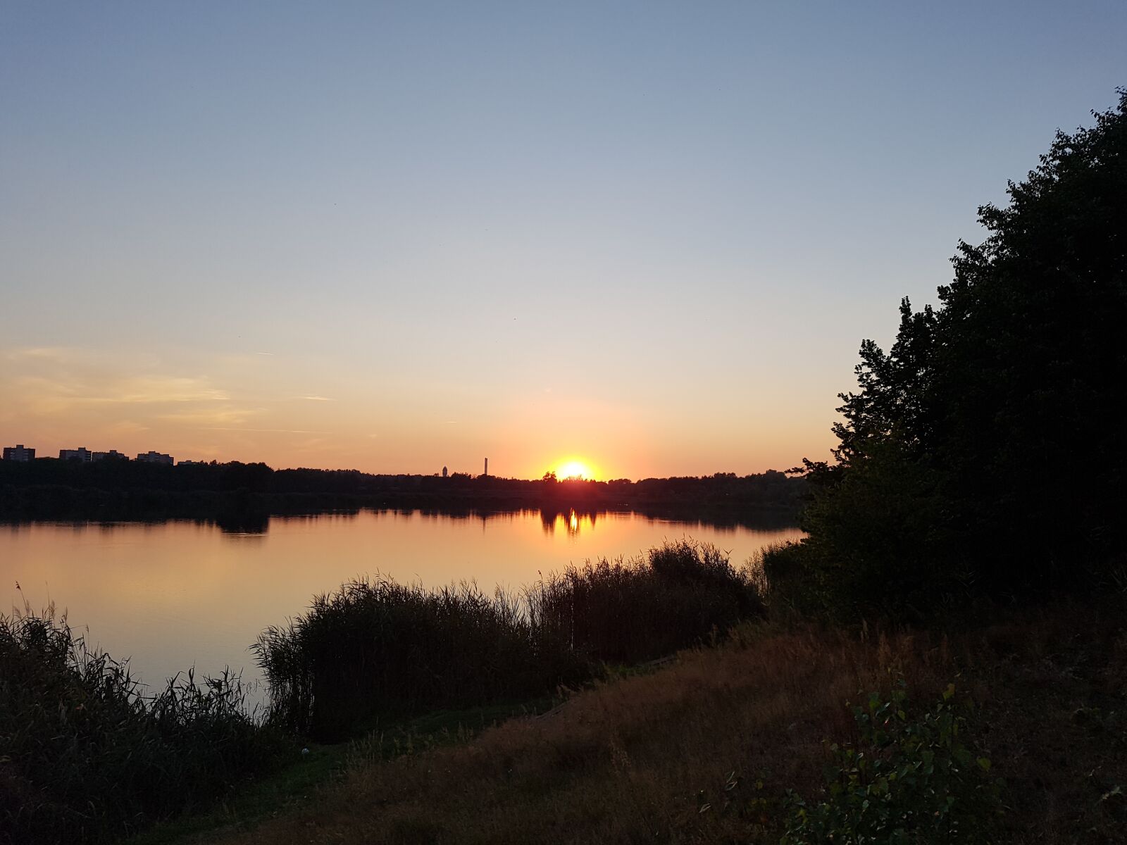 Samsung Galaxy S7 Edge sample photo. Jezioro, zach ds o photography