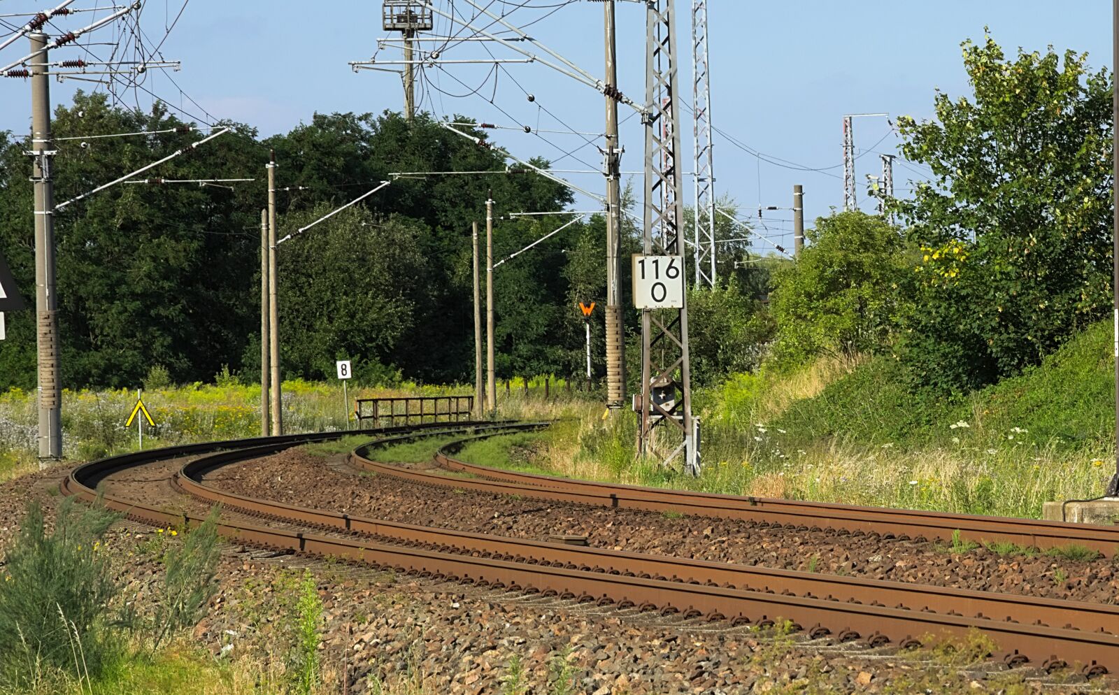 Nikon D7200 sample photo. Rails, power line, railway photography