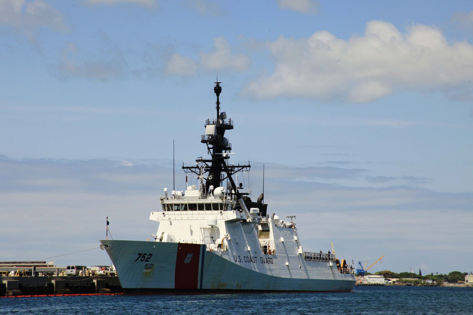 Canon EOS 5D Mark II sample photo. Coast guard, ship ocean photography