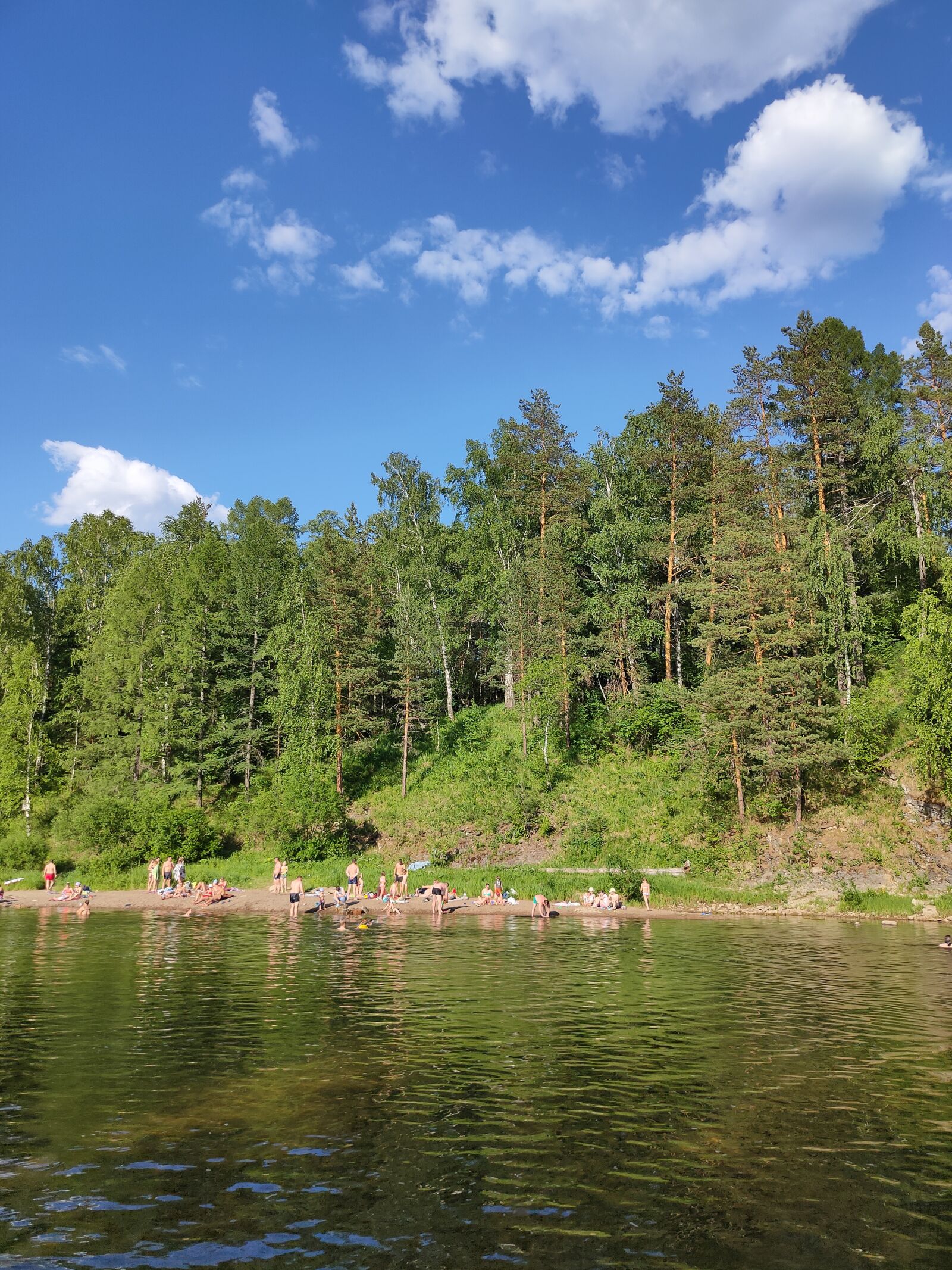 Realme XT sample photo. River, forest, ural photography