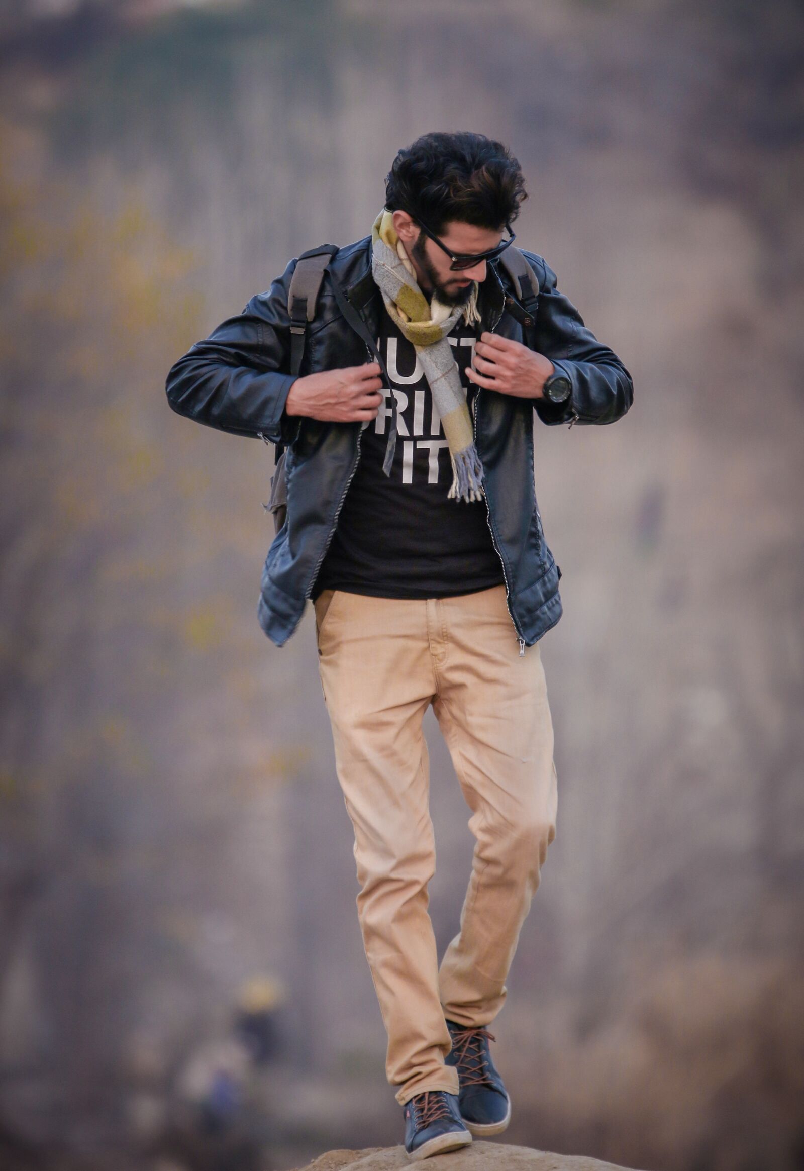 Canon EOS 70D sample photo. Man, outdoors, nature photography
