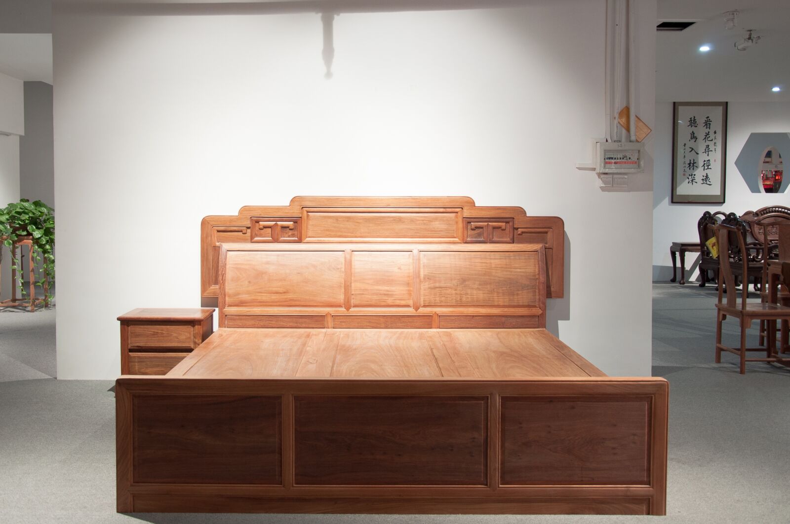 Nikon D90 sample photo. Redwood, wood, bed photography