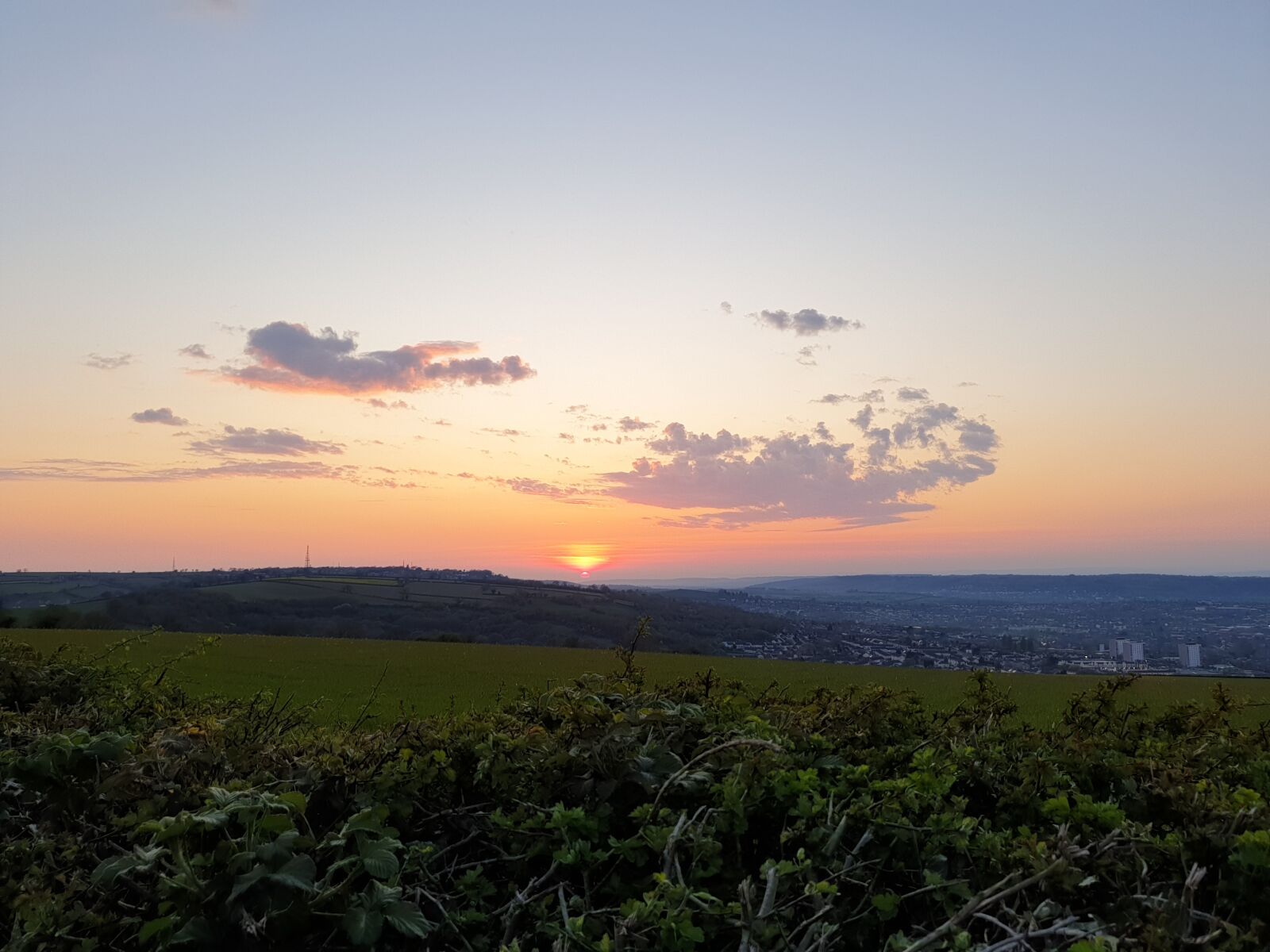 Samsung Galaxy S9+ sample photo. Sunset, england, mountain photography