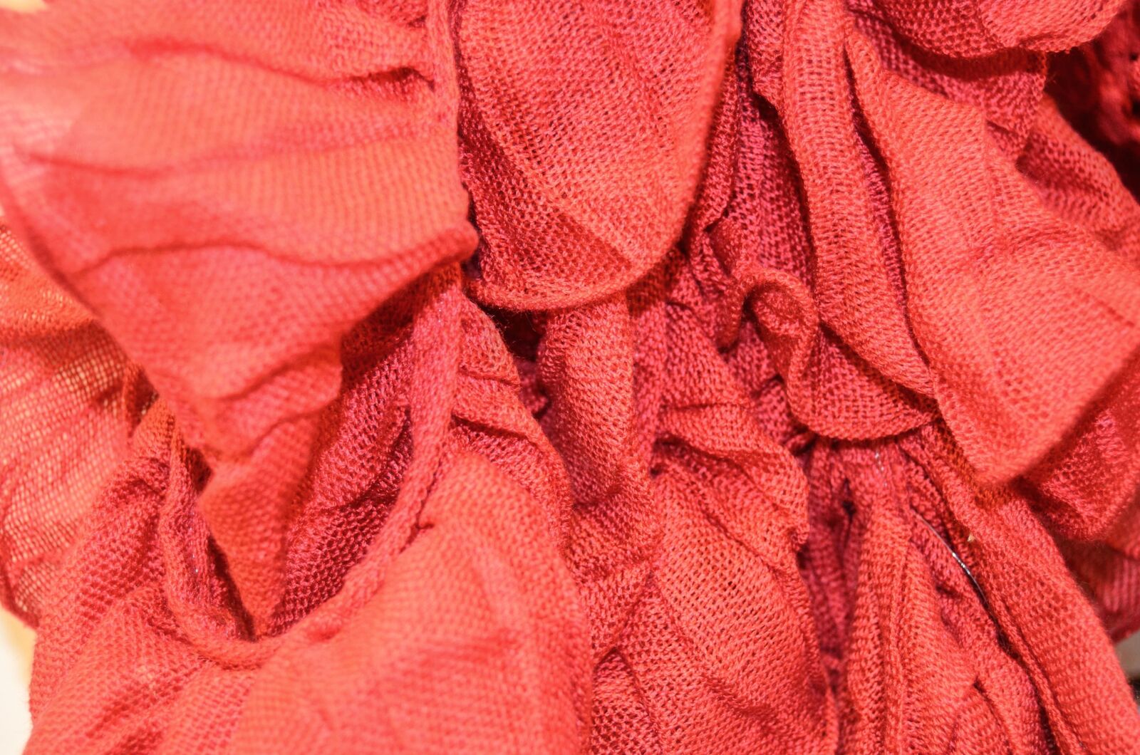 Nikon D5100 sample photo. Textile, red, texture, canvas photography