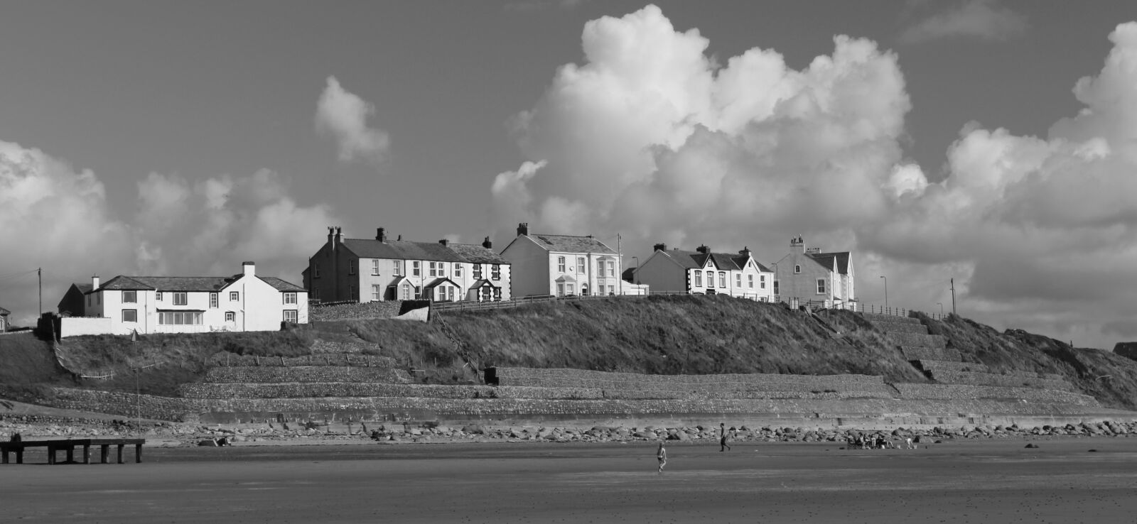 Canon EOS 550D (EOS Rebel T2i / EOS Kiss X4) sample photo. Beach, black, and, white photography