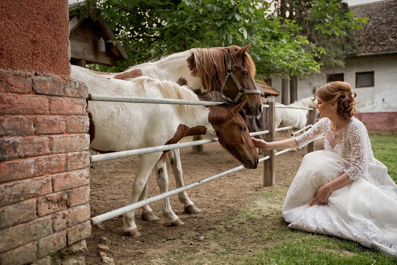 Canon EF 16-35mm F2.8L II USM sample photo. Bride, ranch, blonde hair photography