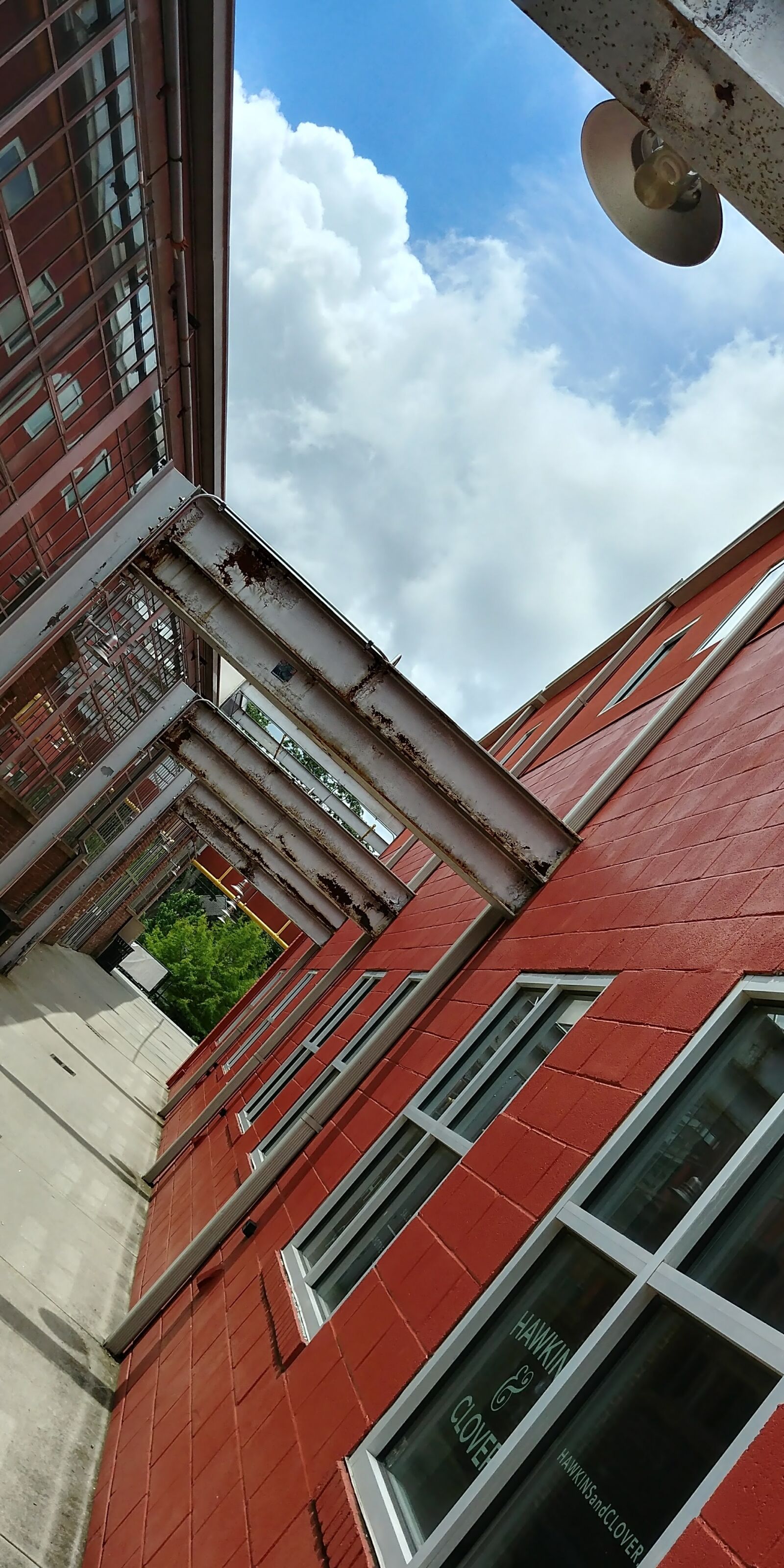 LG G6 sample photo. Building, city, pathway photography