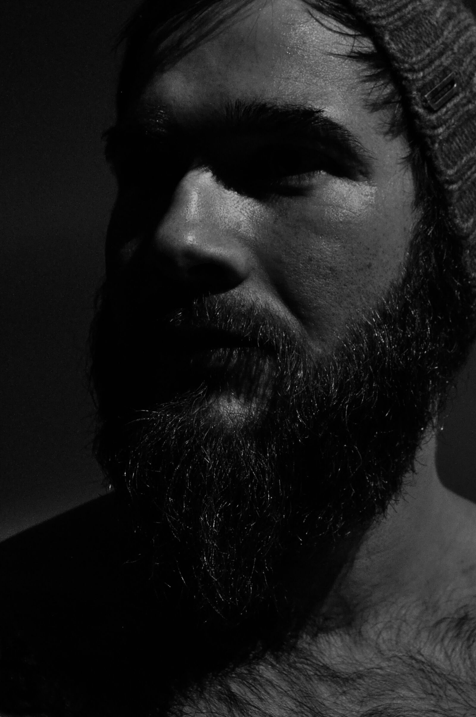 Nikon D5000 sample photo. Low-key, portrait, man photography