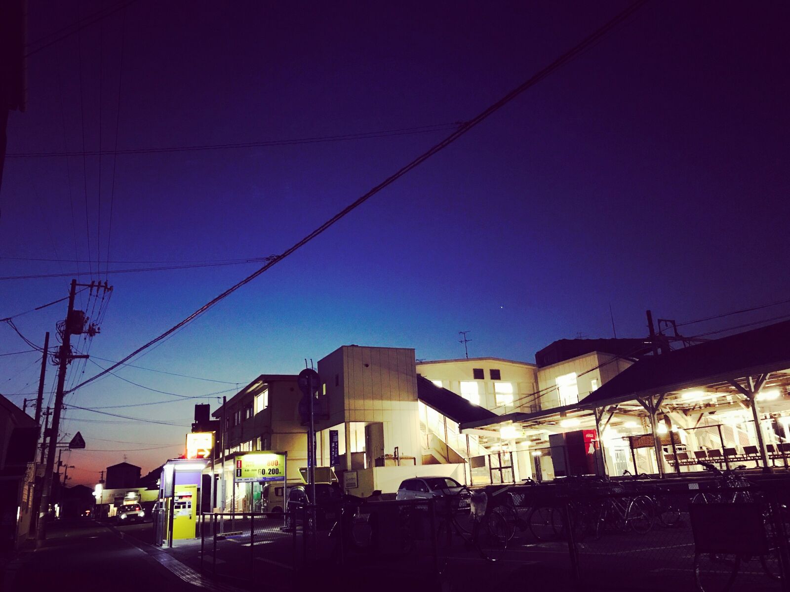 iPhone 7 back camera 3.99mm f/1.8 sample photo. Hirosima, night, light photography