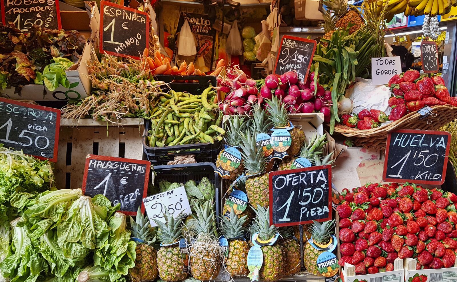 Samsung Galaxy S7 sample photo. Vegetables, fruit, market photography