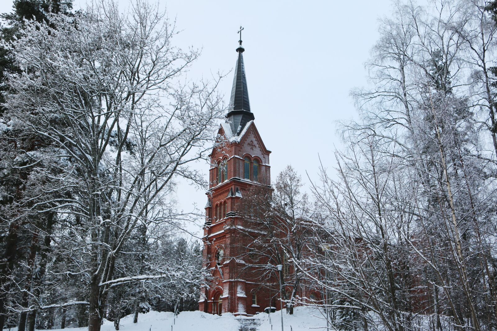 Canon EOS 70D sample photo. Winter, church, landscape photography