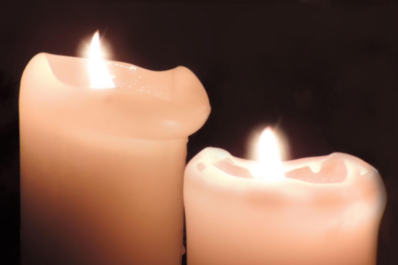 Nikon Coolpix P520 sample photo. Candle, candlelight, shimmer photography